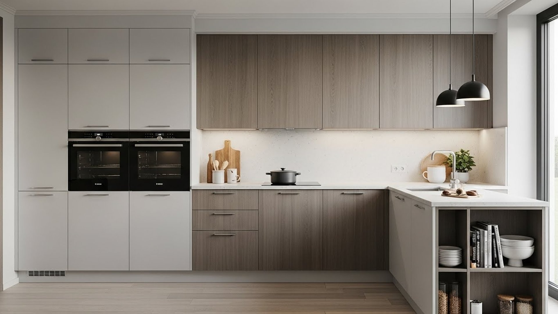 black and brown leather padded tub sofa