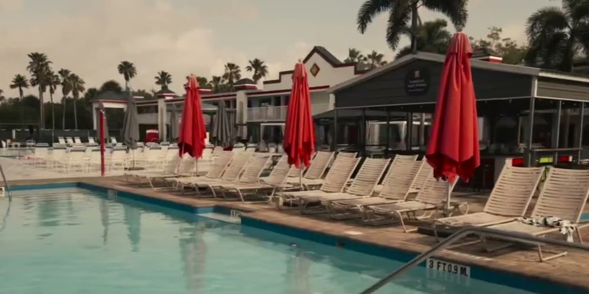 Cruise ship interior promenade view