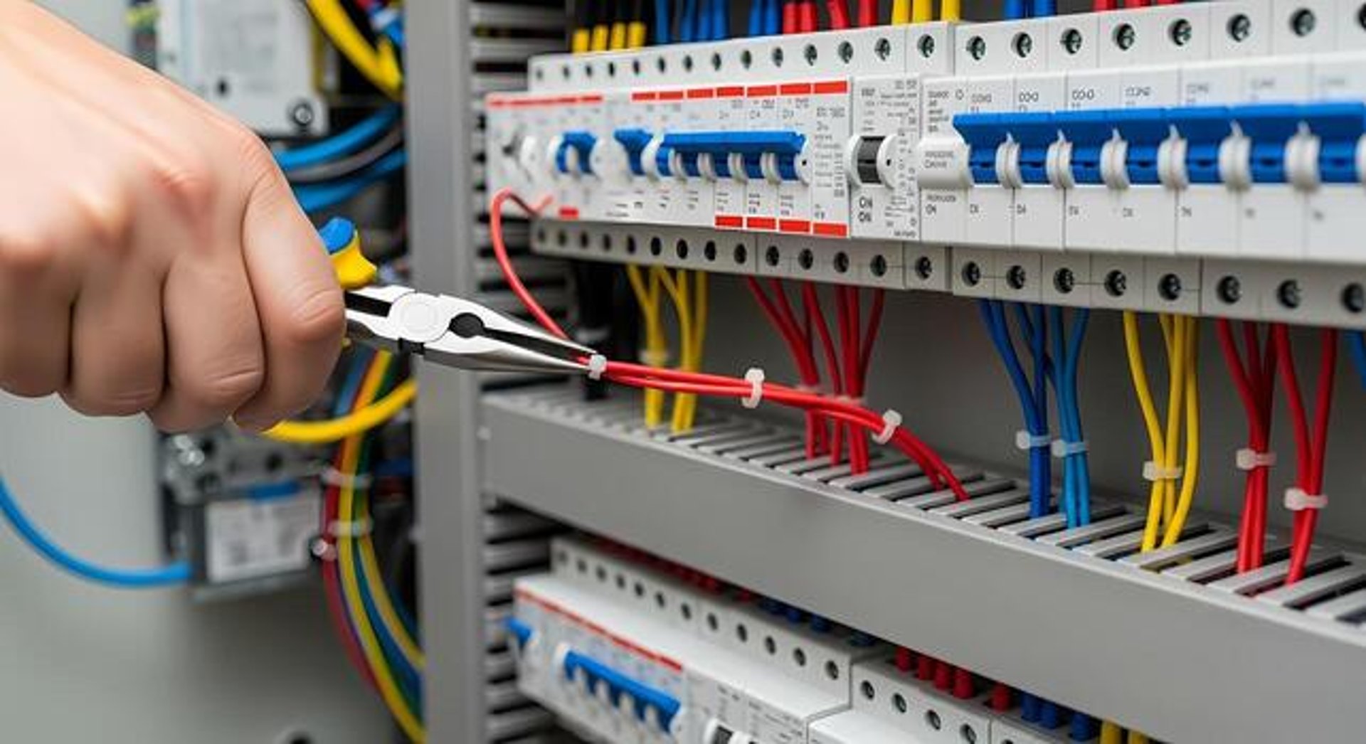 multicolored electronic part