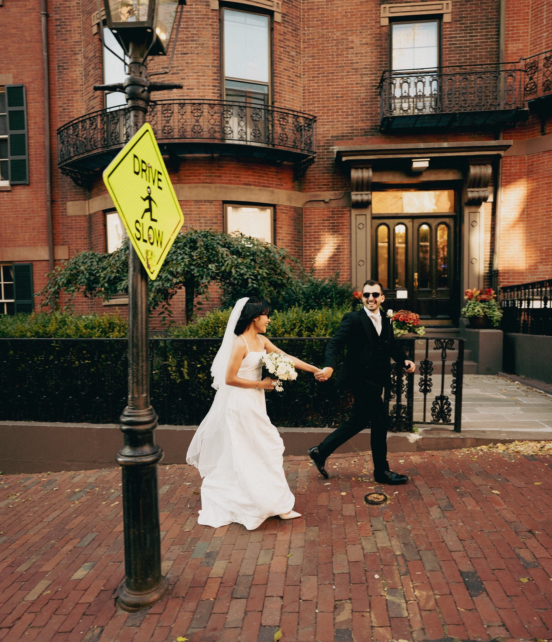 an abstract photo of a curved building with a blue sky in the background