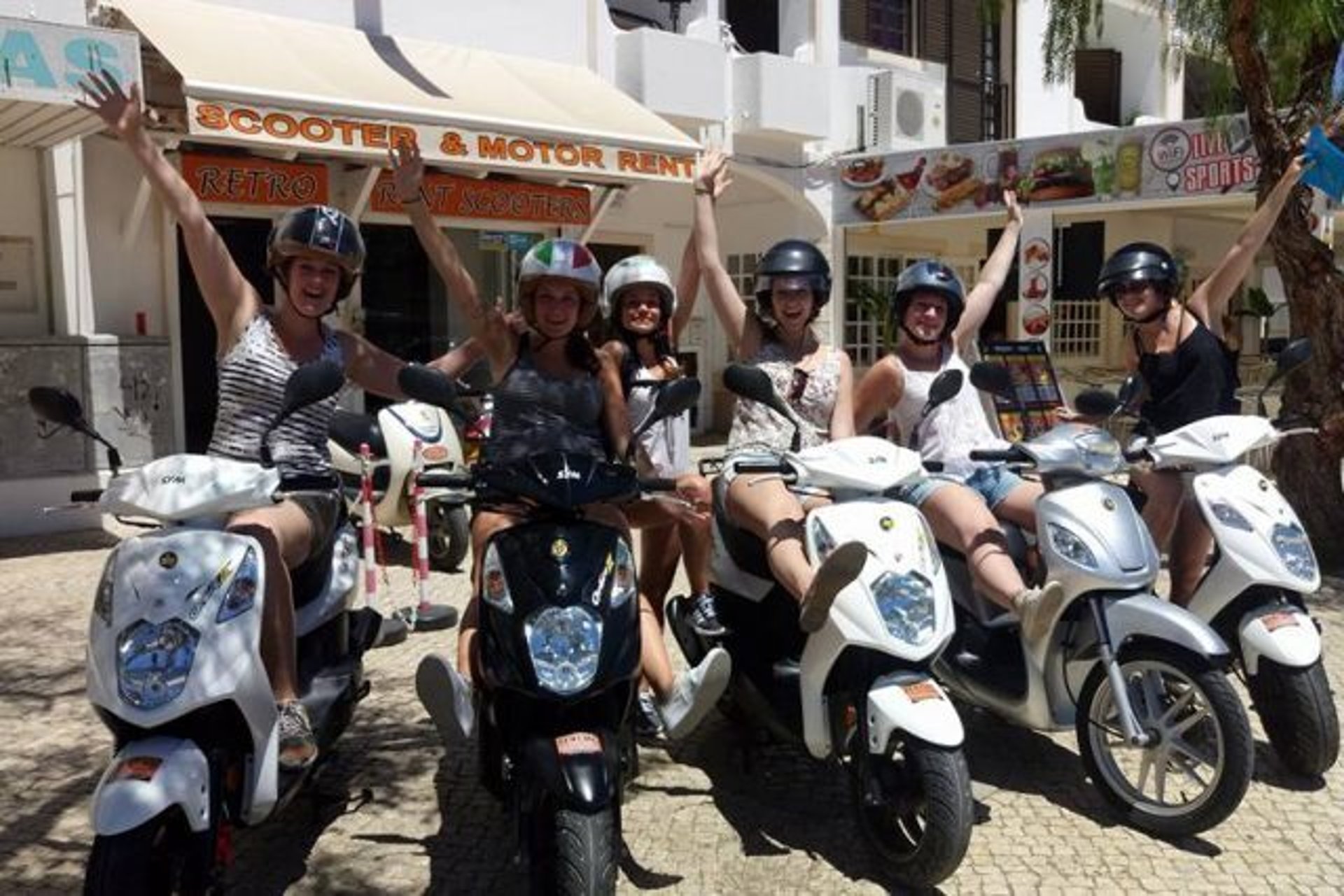 an abstract photo of a curved building with a blue sky in the background