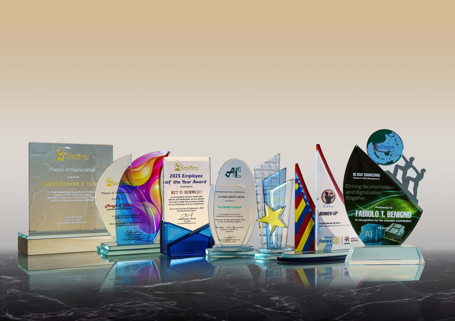 Abstract golden metallic curves on black background