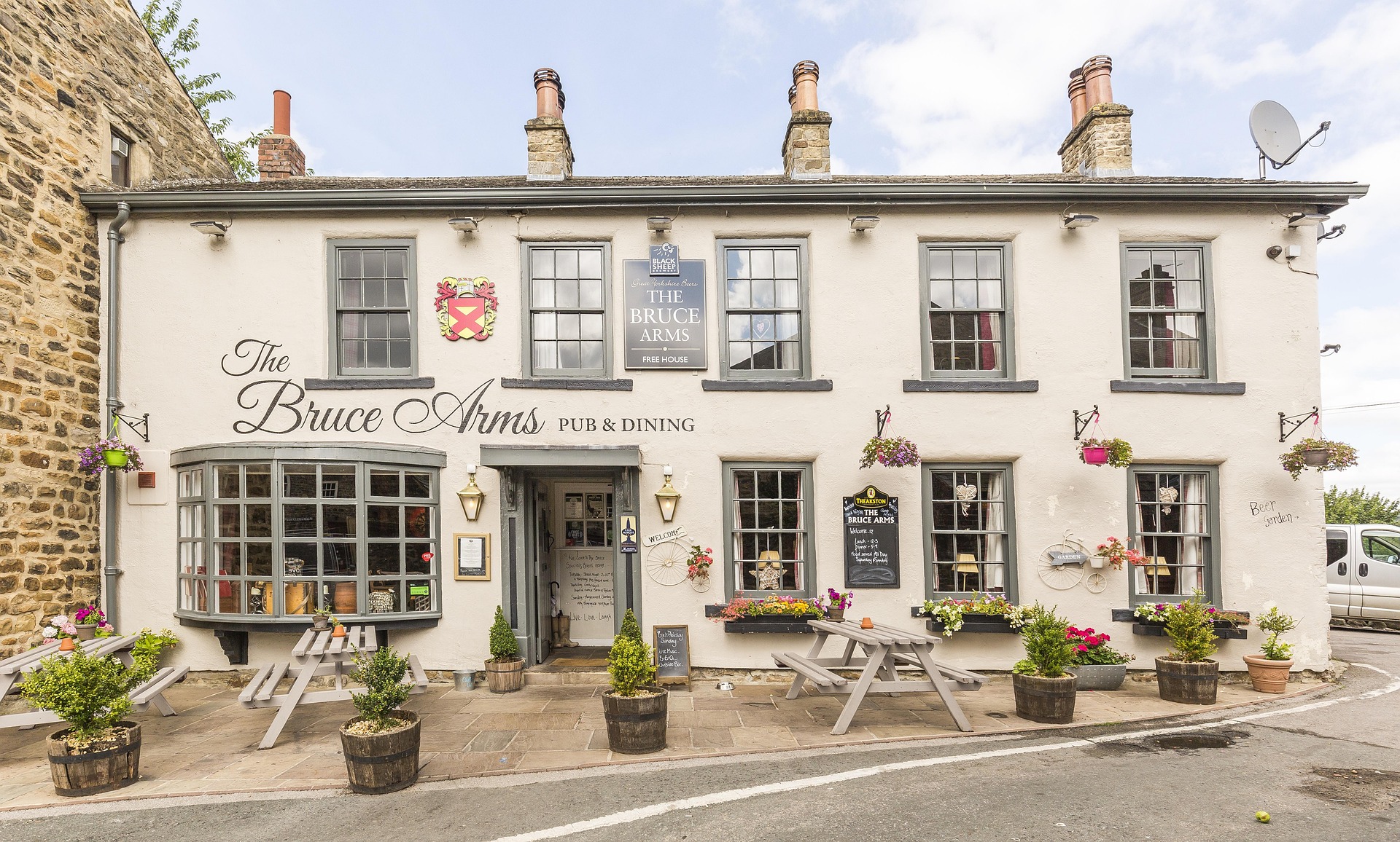 brown wooden dining set inside room