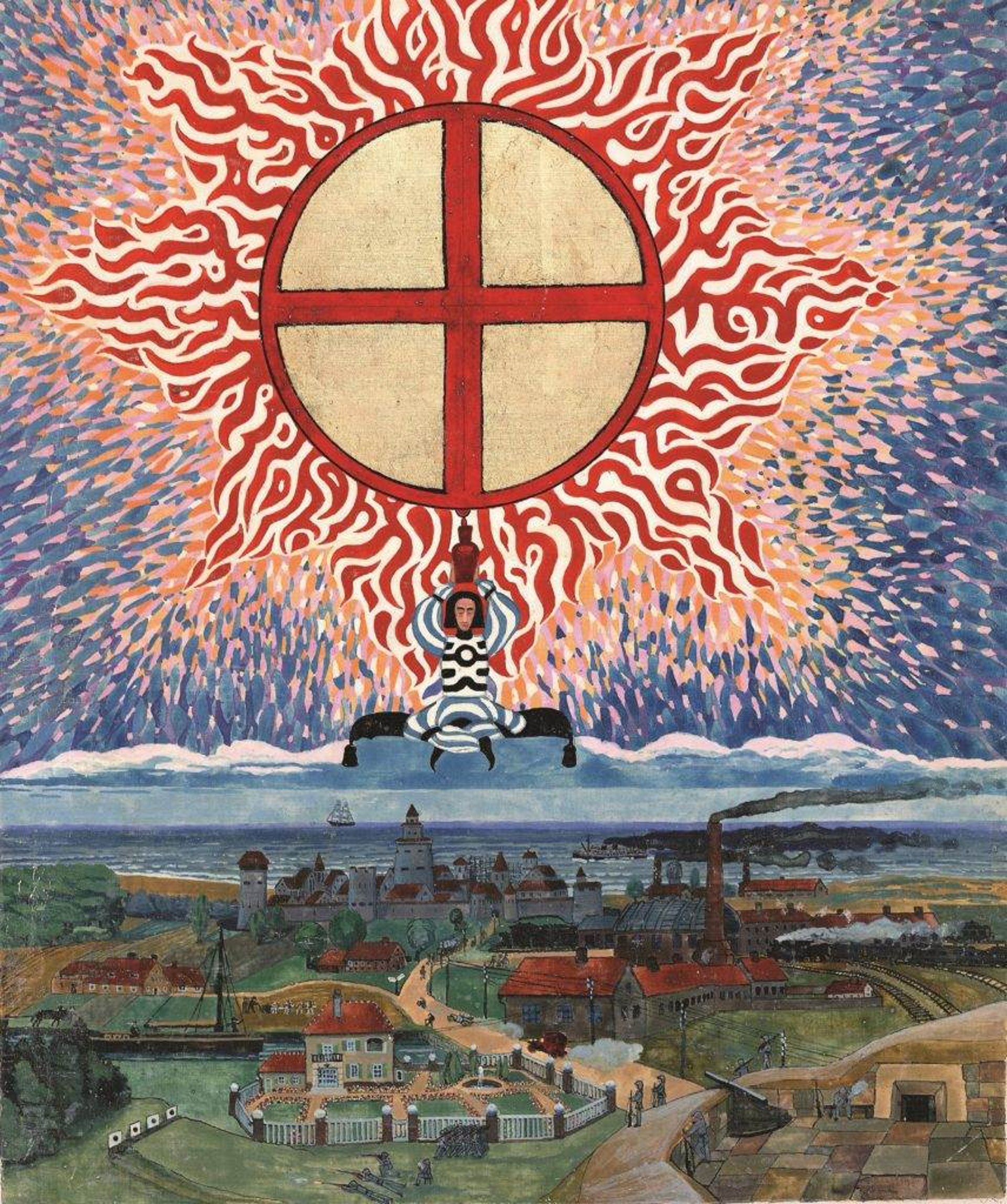 black blue and yellow textile