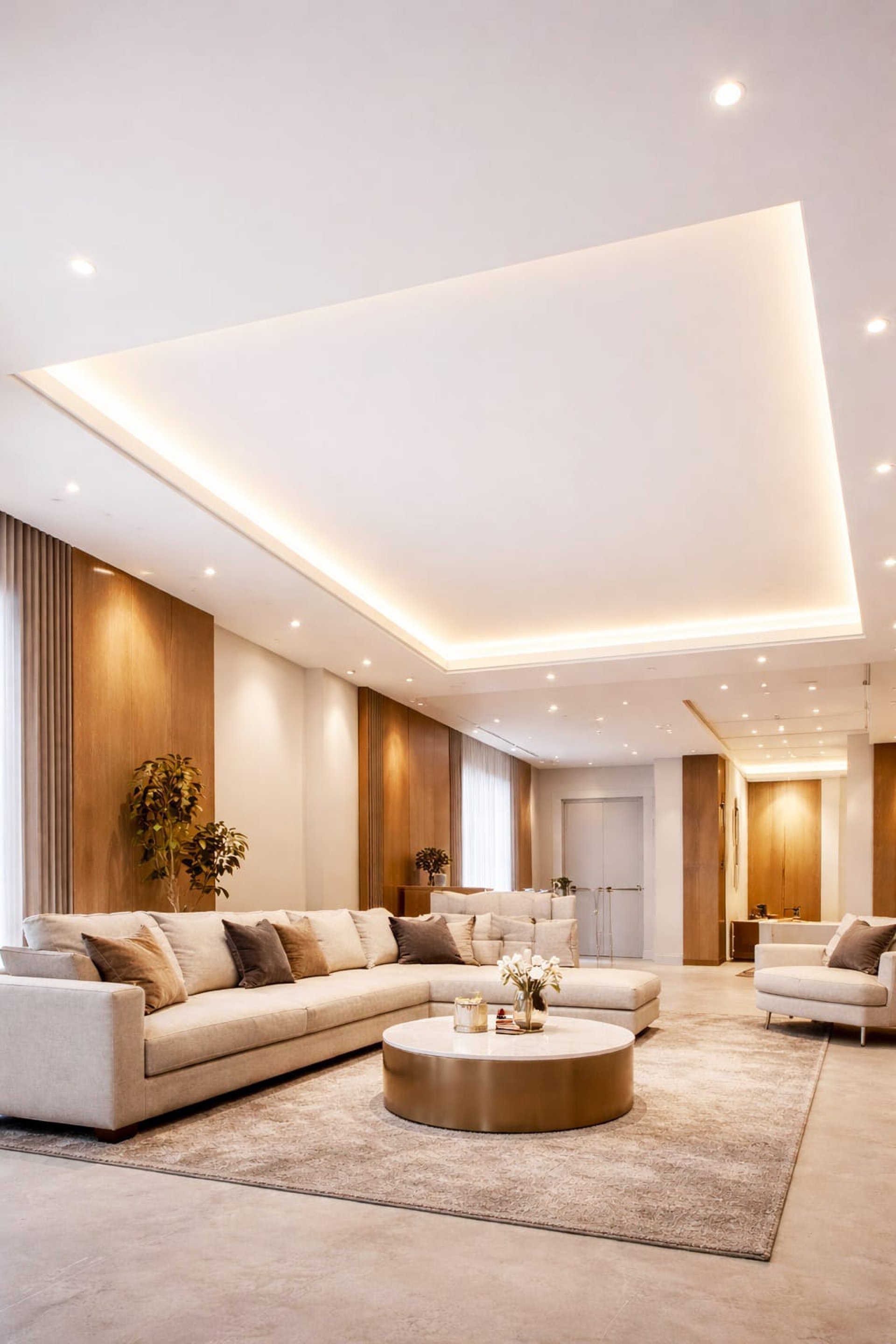 black and brown leather padded tub sofa