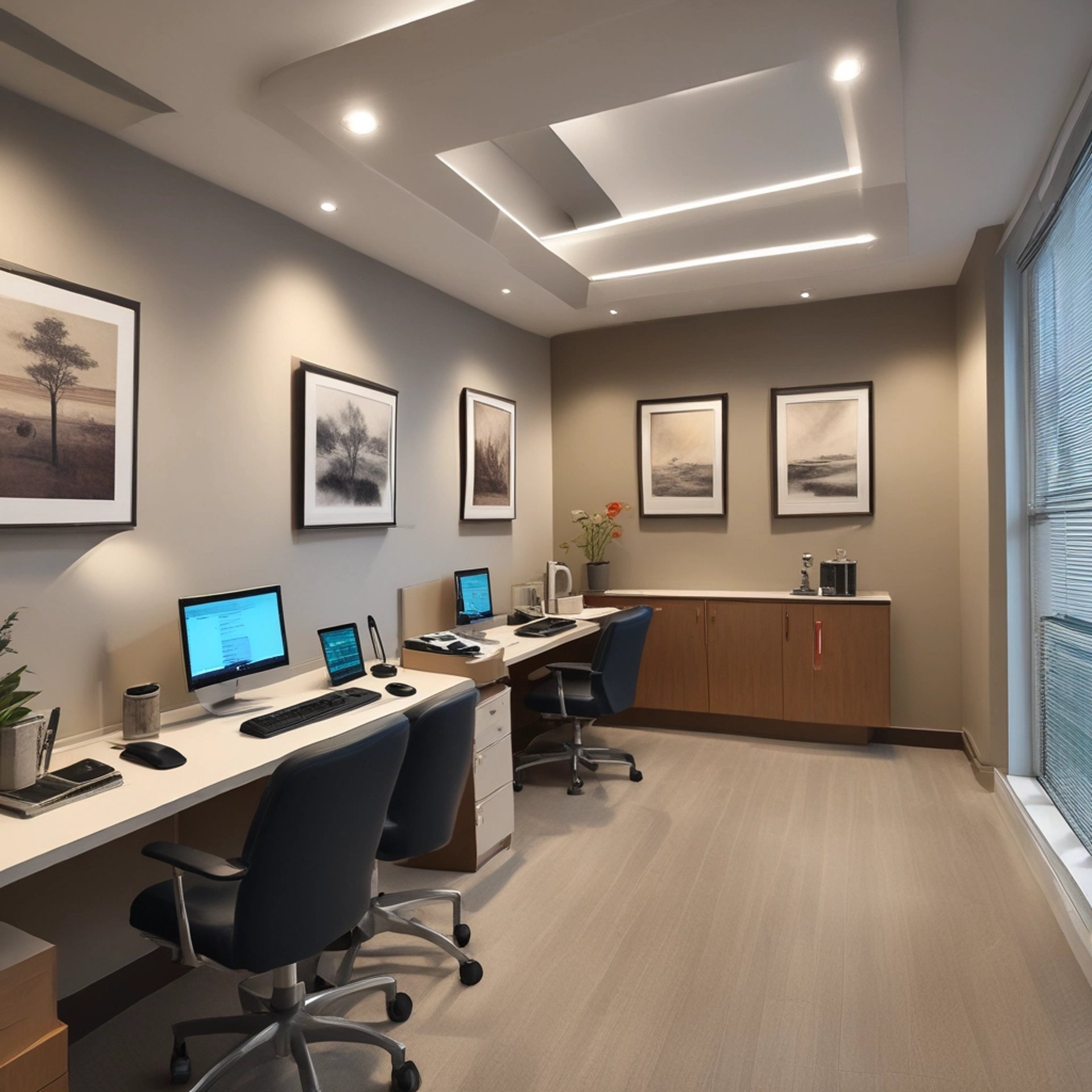 gray computer monitor