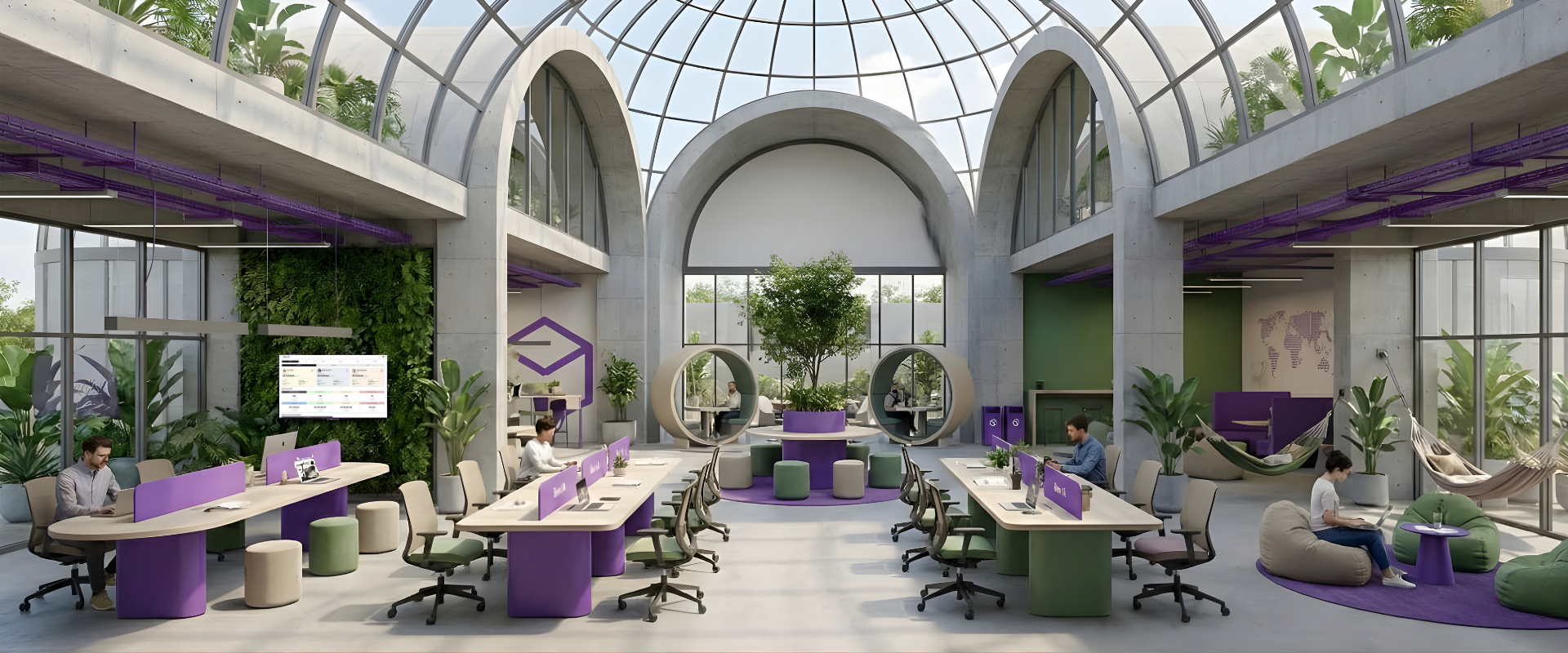 an abstract photo of a curved building with a blue sky in the background