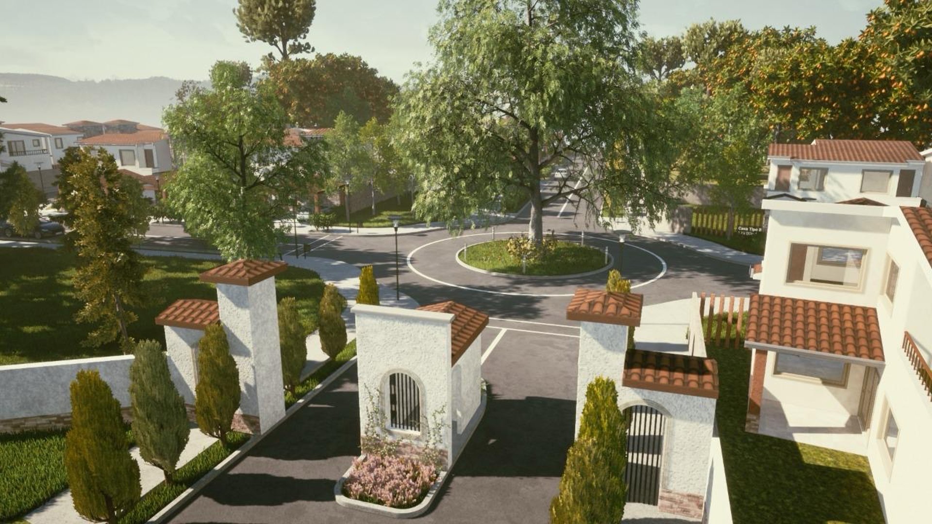 a large group of brightly colored toy animals