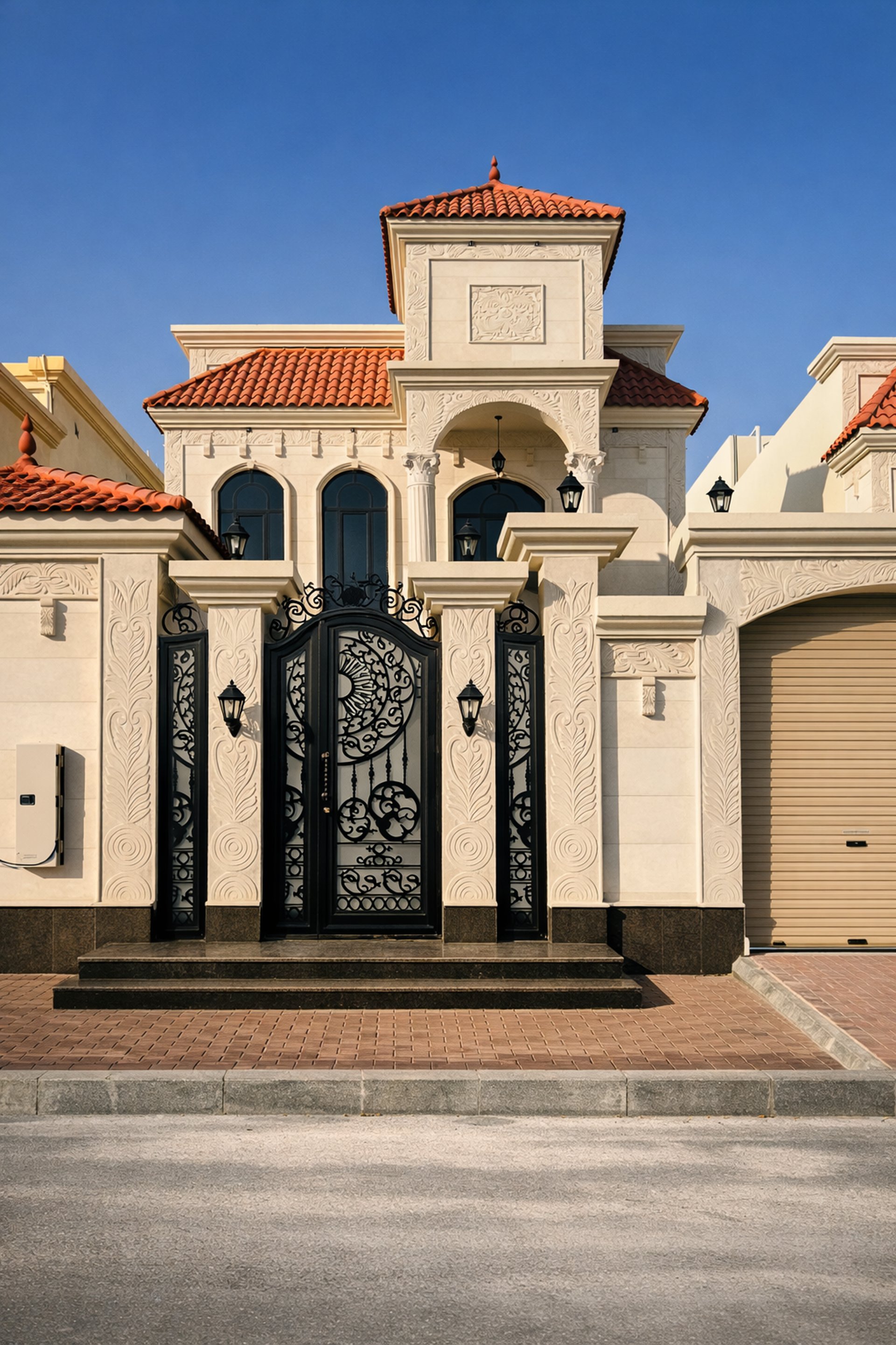 black and brown leather padded tub sofa