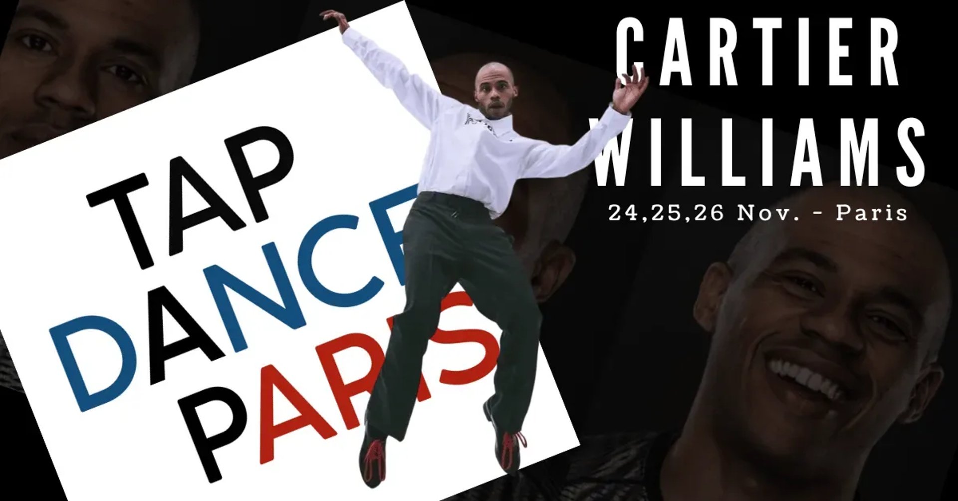 Stage de claquettes international chez Tap Dance Paris avec Cartier Williams