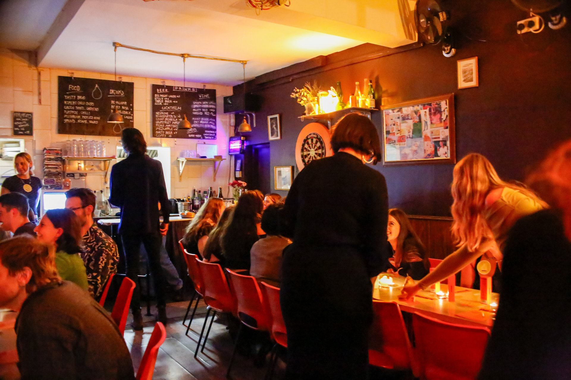 woman wearing yellow long-sleeved dress under white clouds and blue sky during daytime