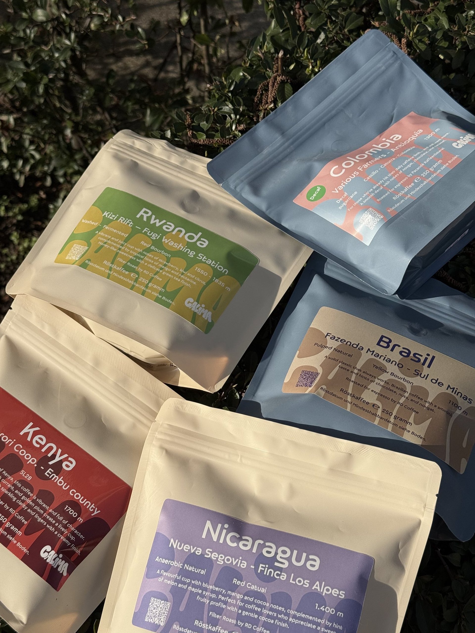 fresh specialty coffee beans at Calima Specialty Coffee Munich