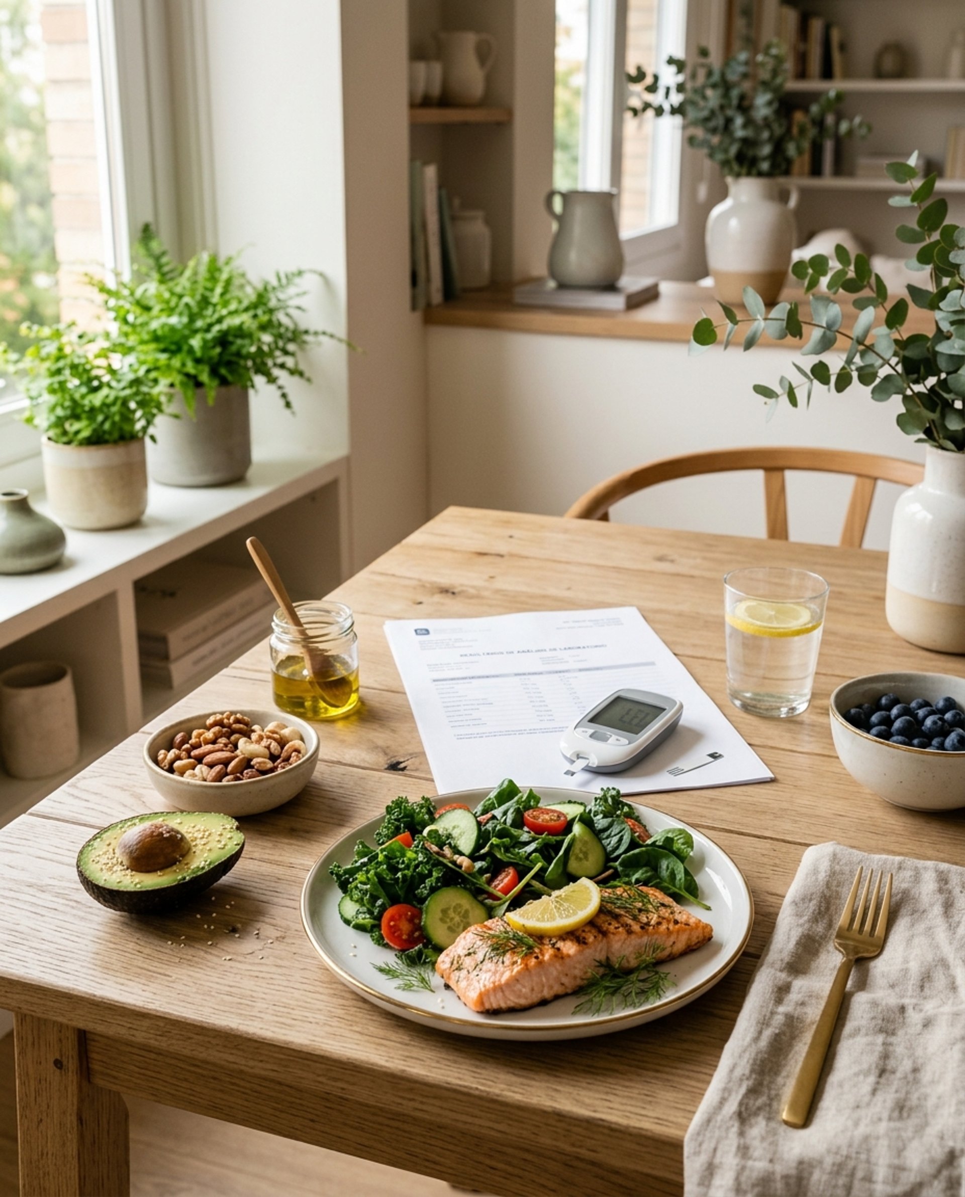 desayuno nutricional y medición metabólica
