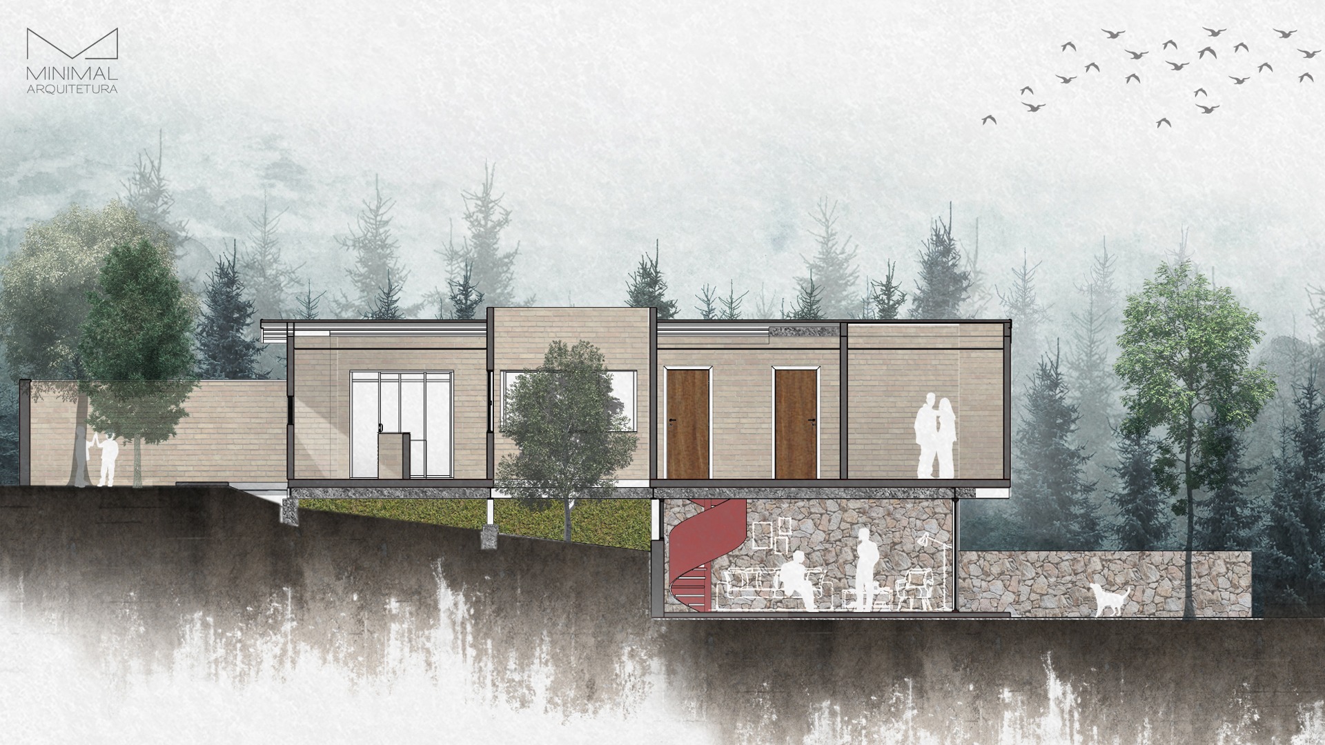 mountain range under blue sky