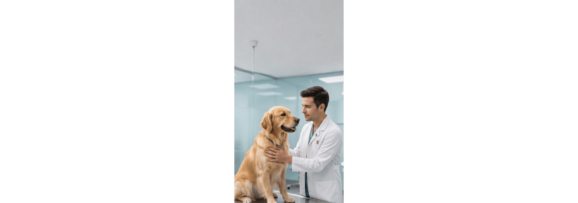 a golden retriever dog laying down on a white background