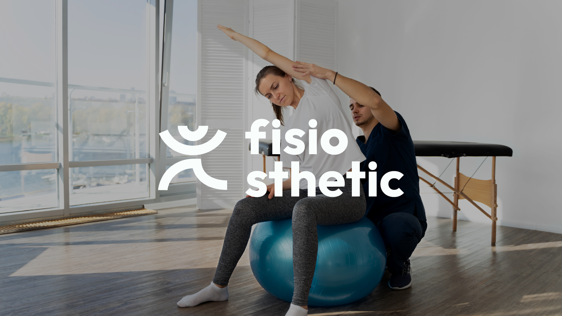 an abstract photo of a curved building with a blue sky in the background