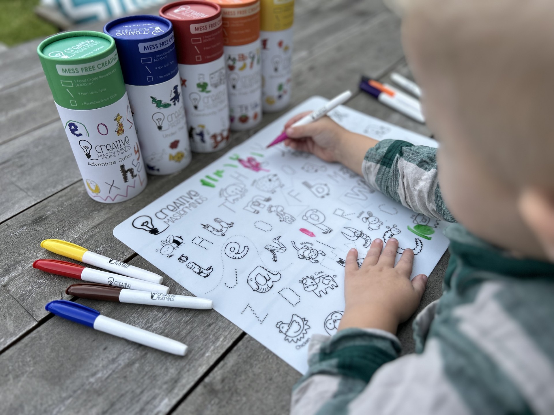 person wearing grey knit sweater