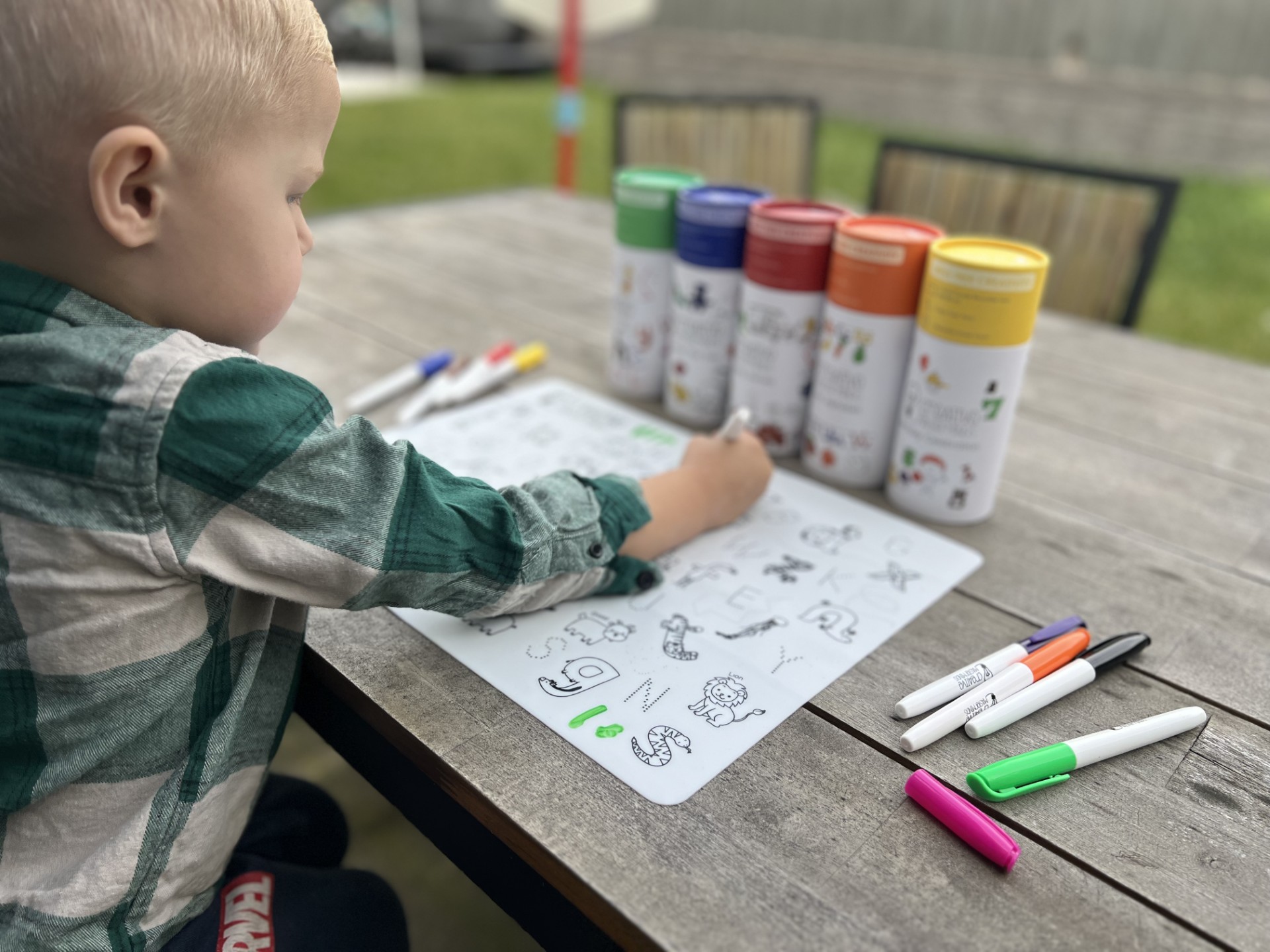 person wearing grey knit sweater