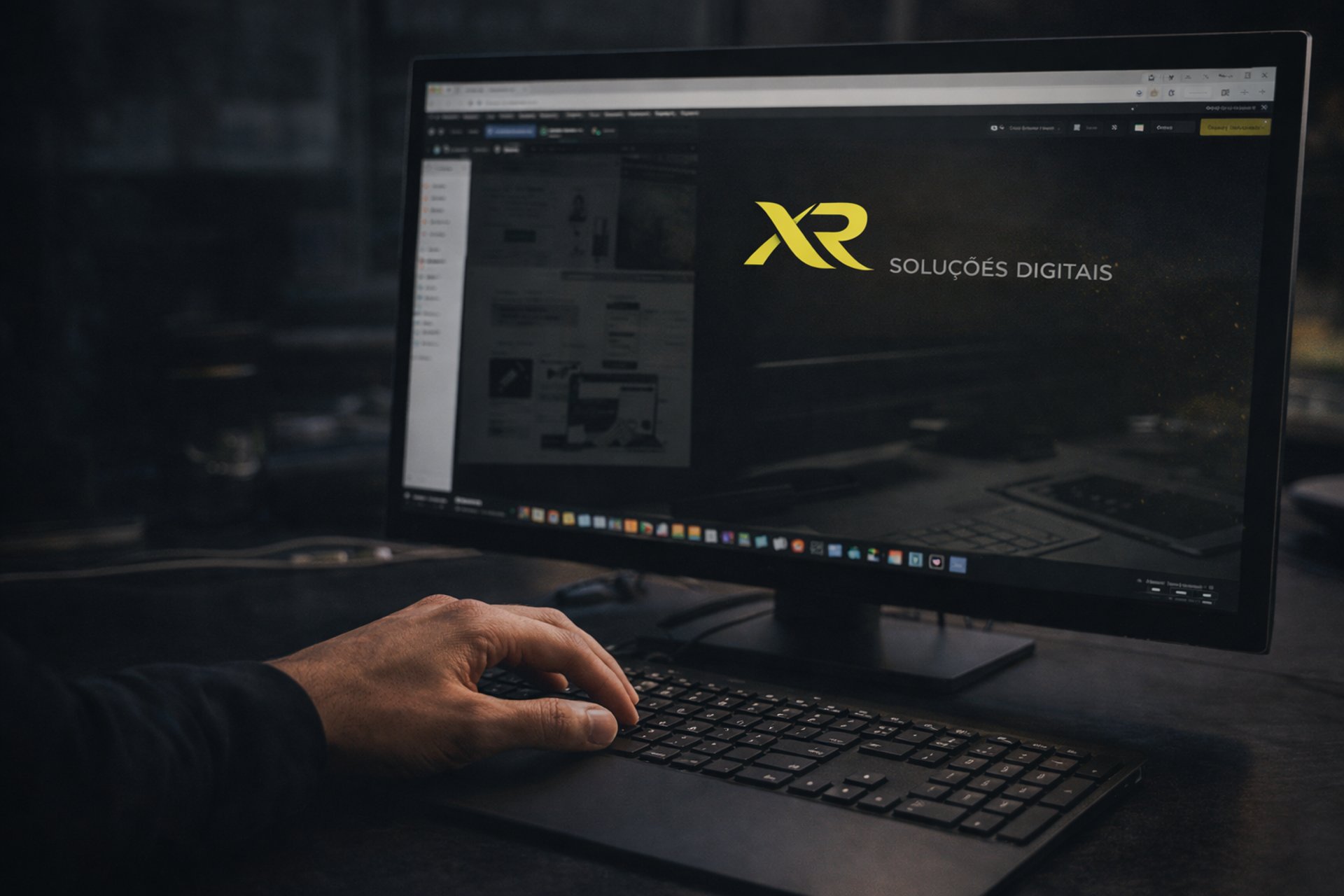 black and brown leather padded tub sofa