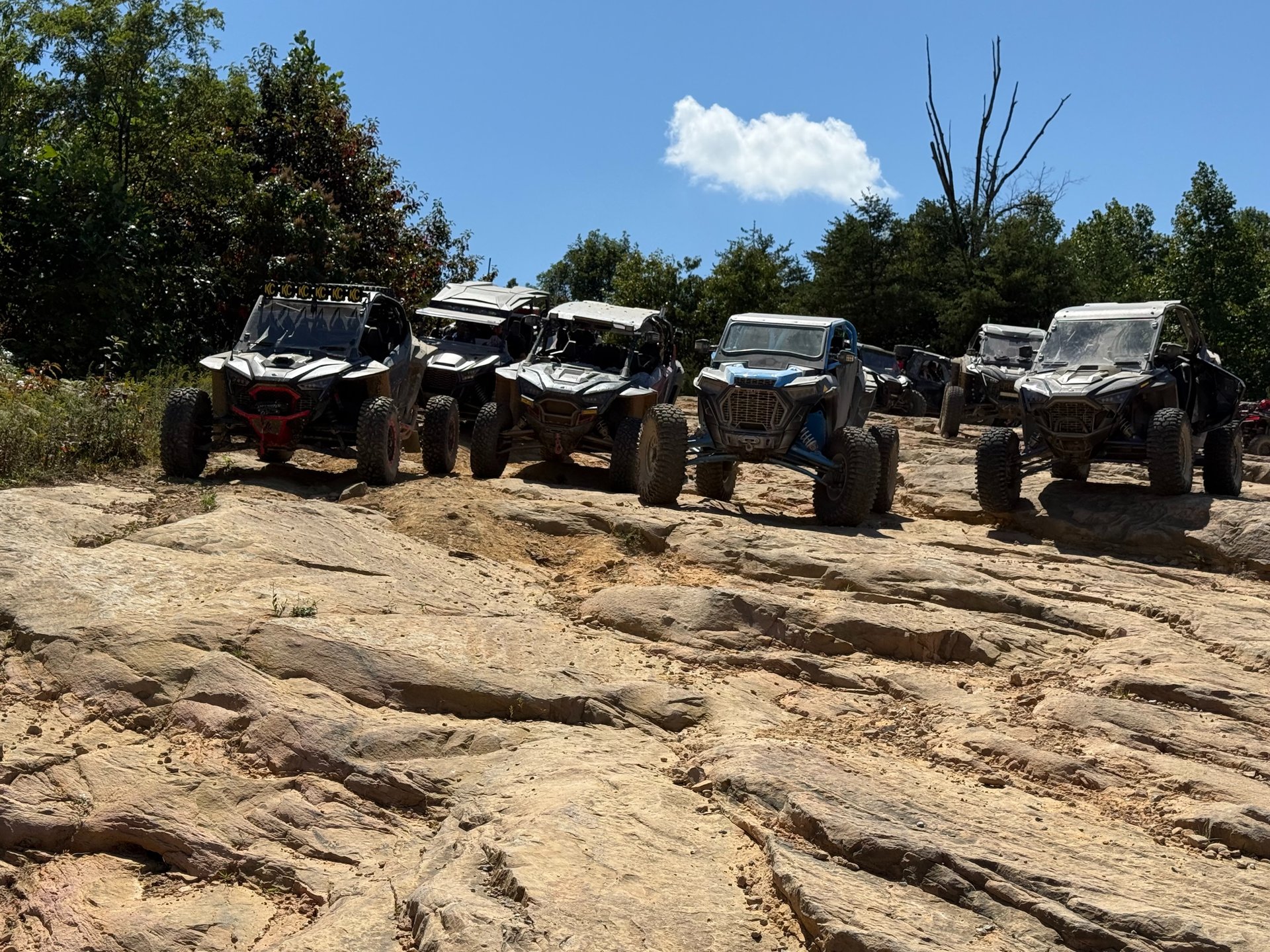 an abstract photo of a curved building with a blue sky in the background