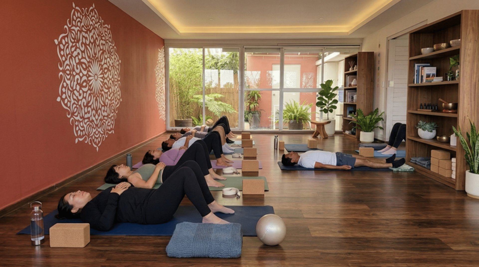 Clase yoga con enfoque restaurativo y hormonal en el centro de Oaxaca de Juárez