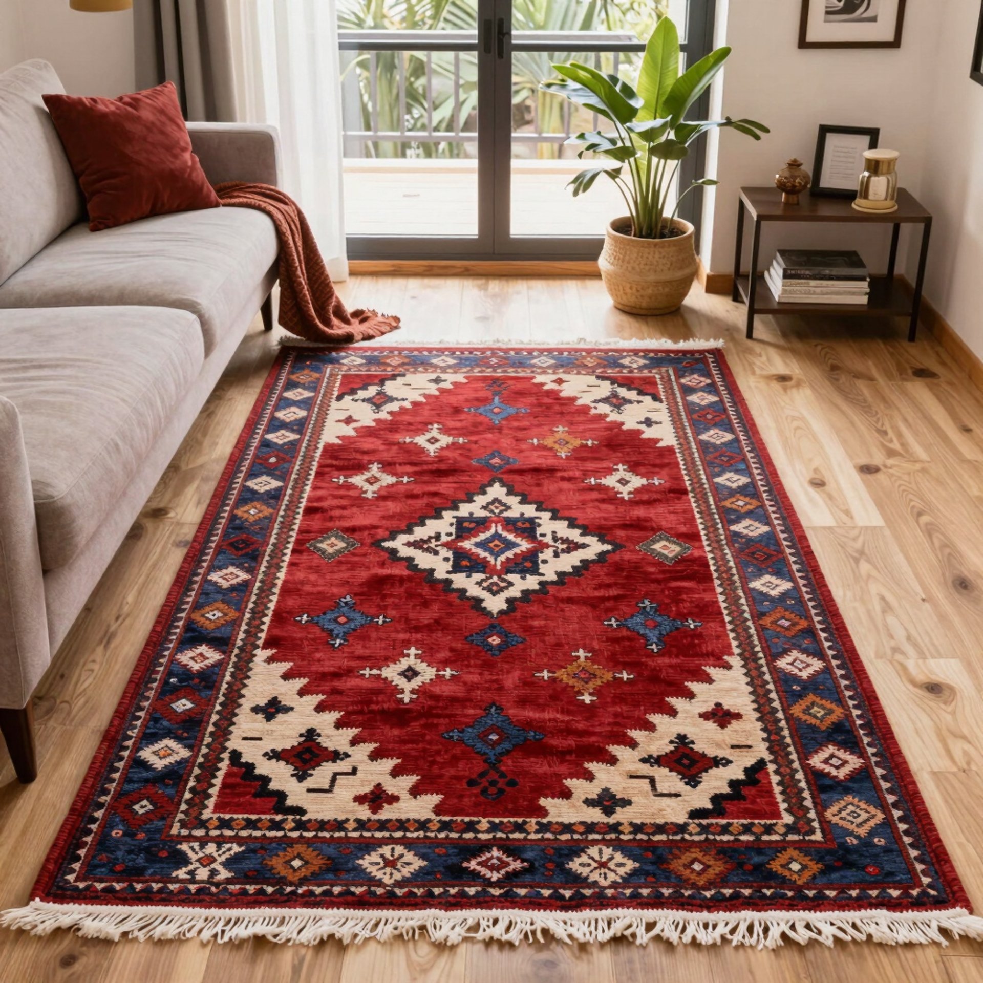 woman holding dried flower