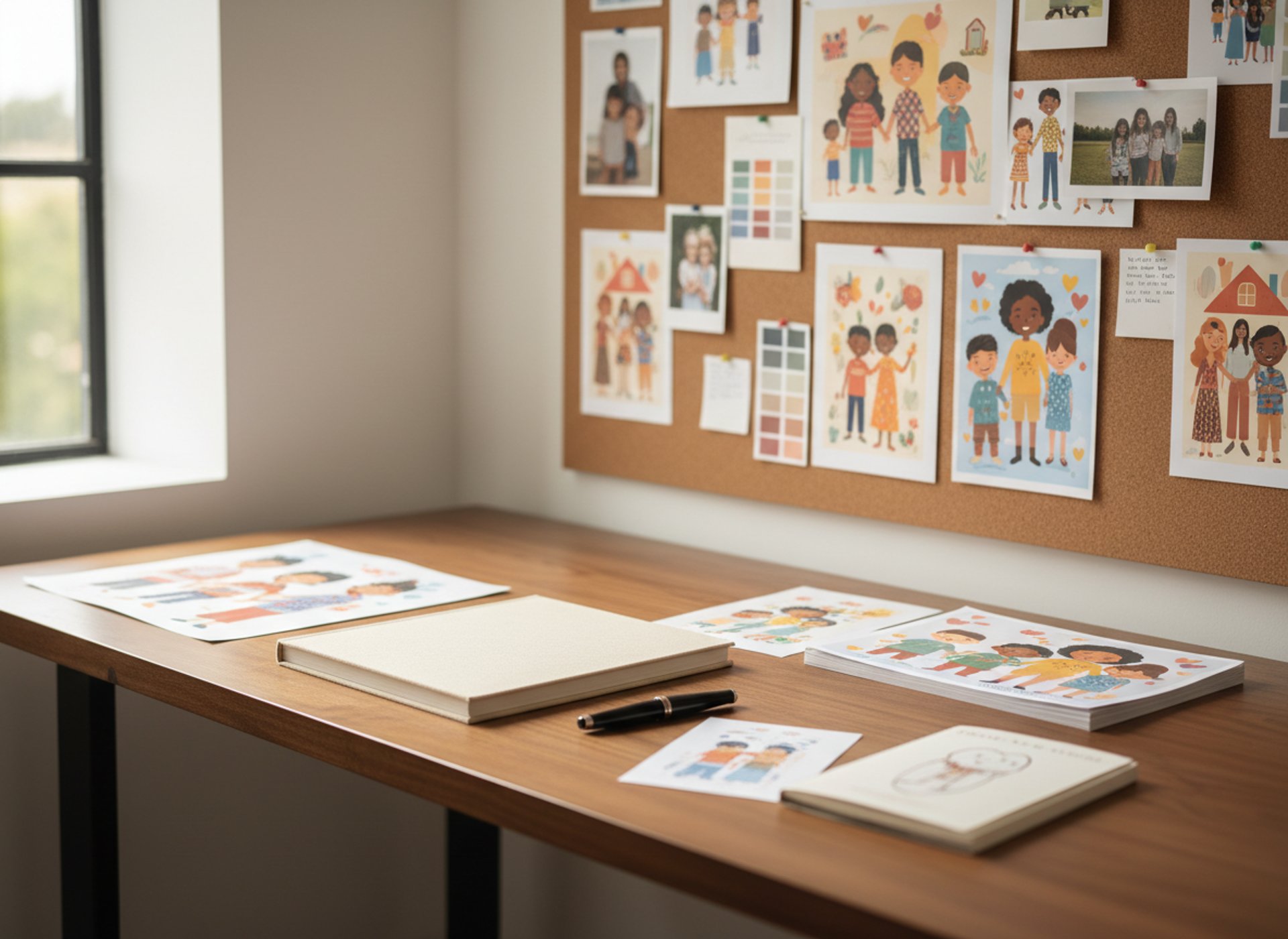 white book on brown wooden table