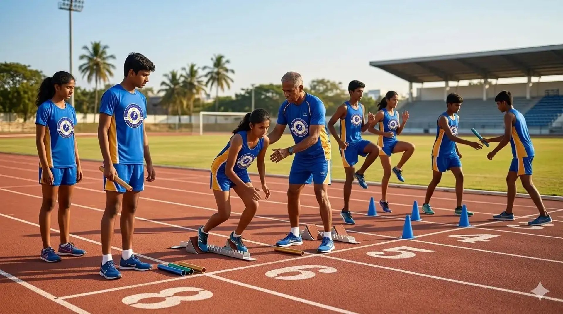 an abstract photo of a curved building with a blue sky in the background