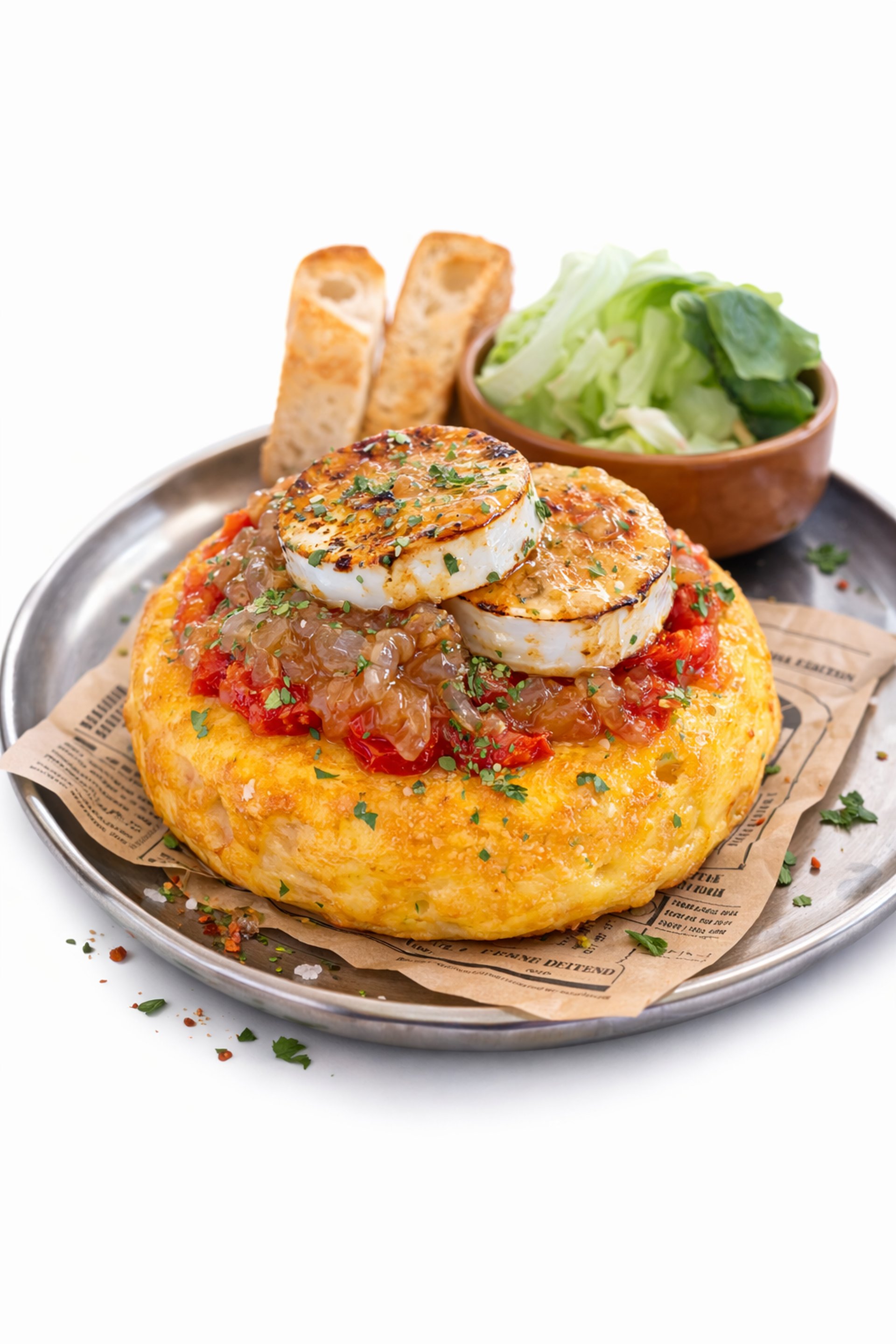 a close up of a piece of food on a plate