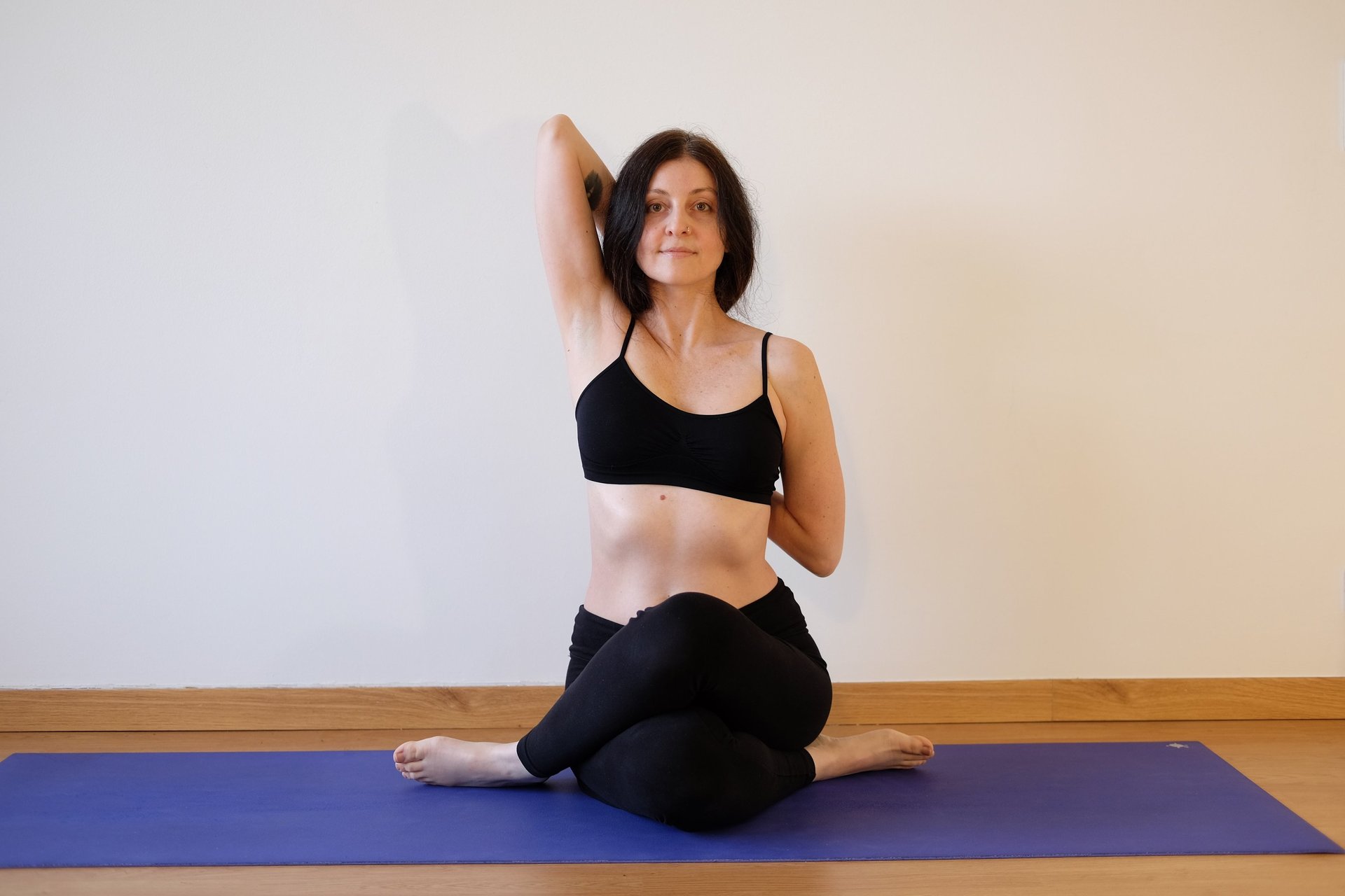 black blue and yellow textile