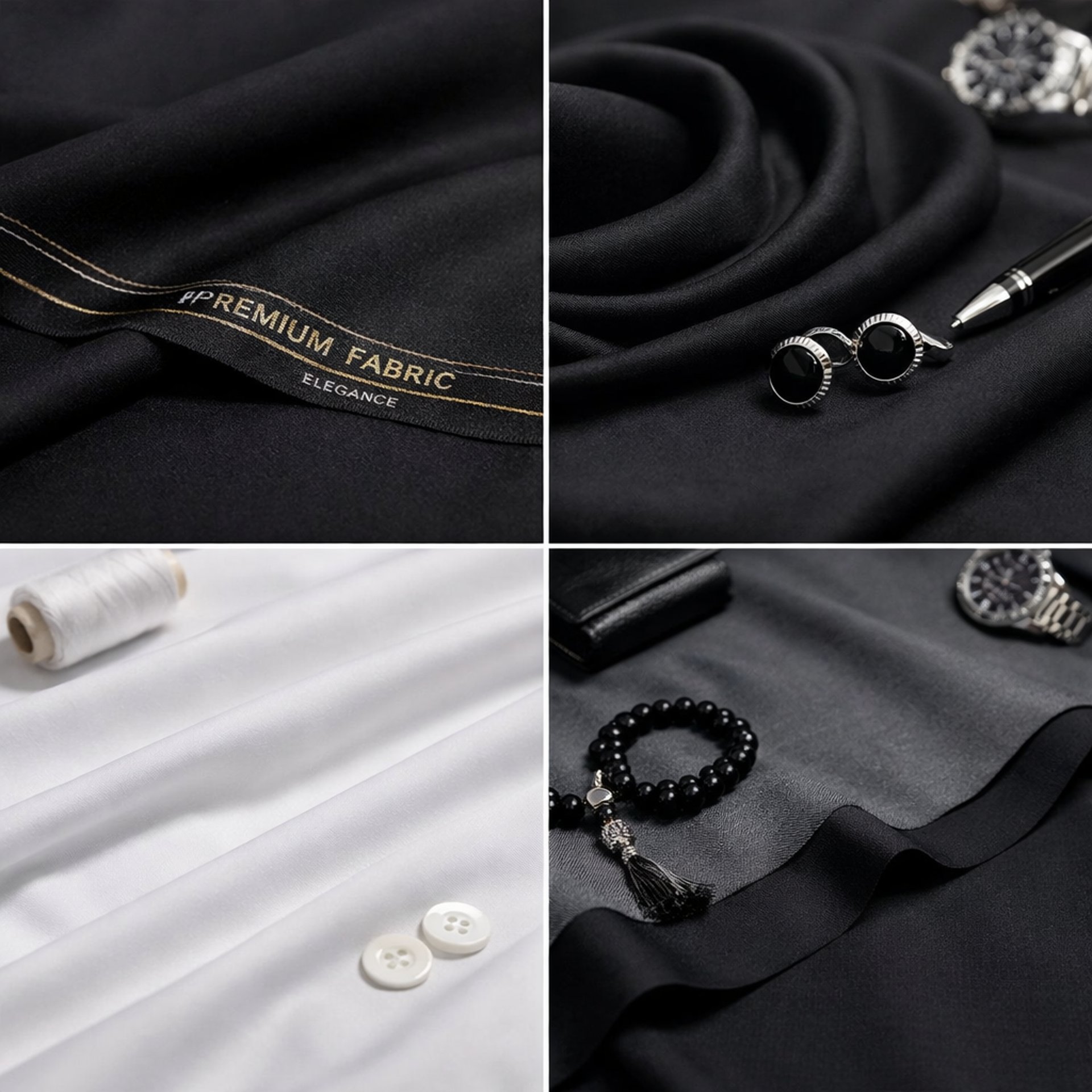 black and white bed linen