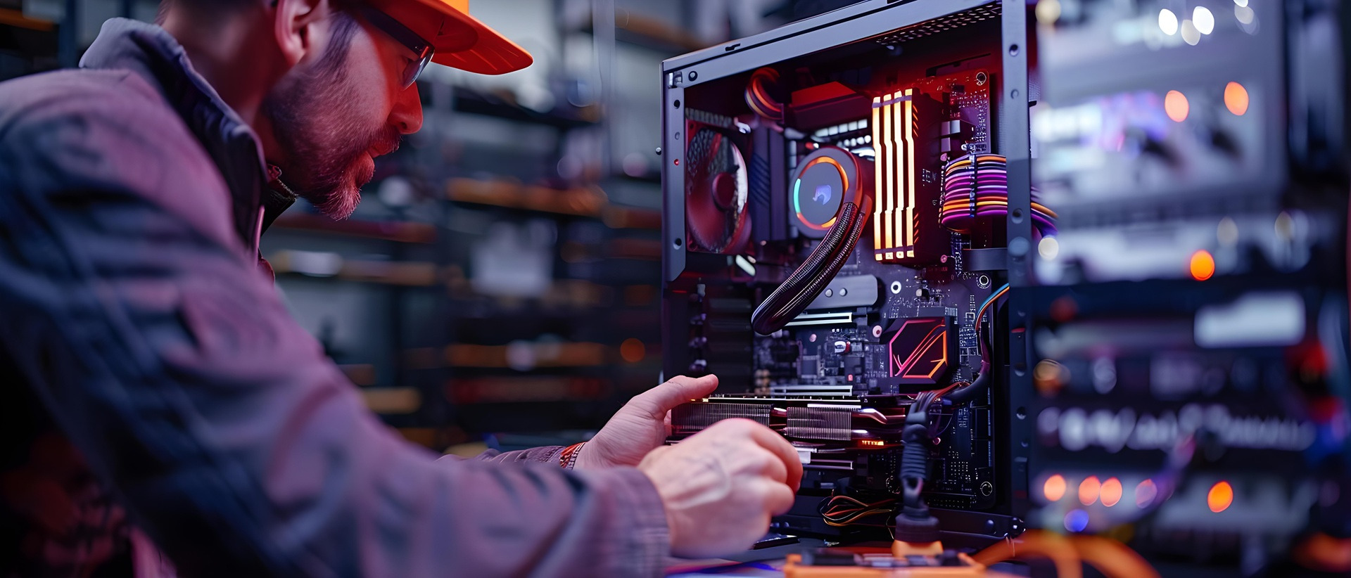 black and brown leather padded tub sofa