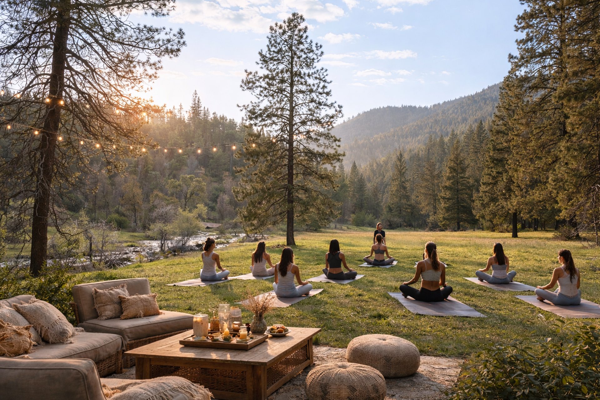 an abstract photo of a curved building with a blue sky in the background