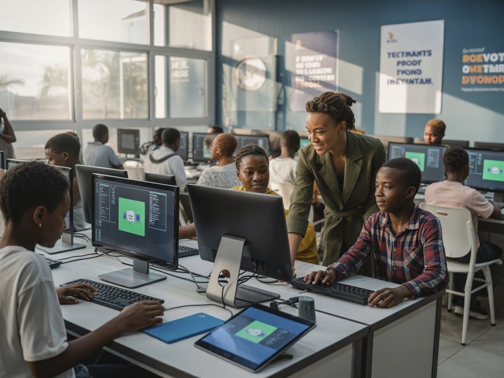 an abstract photo of a curved building with a blue sky in the background