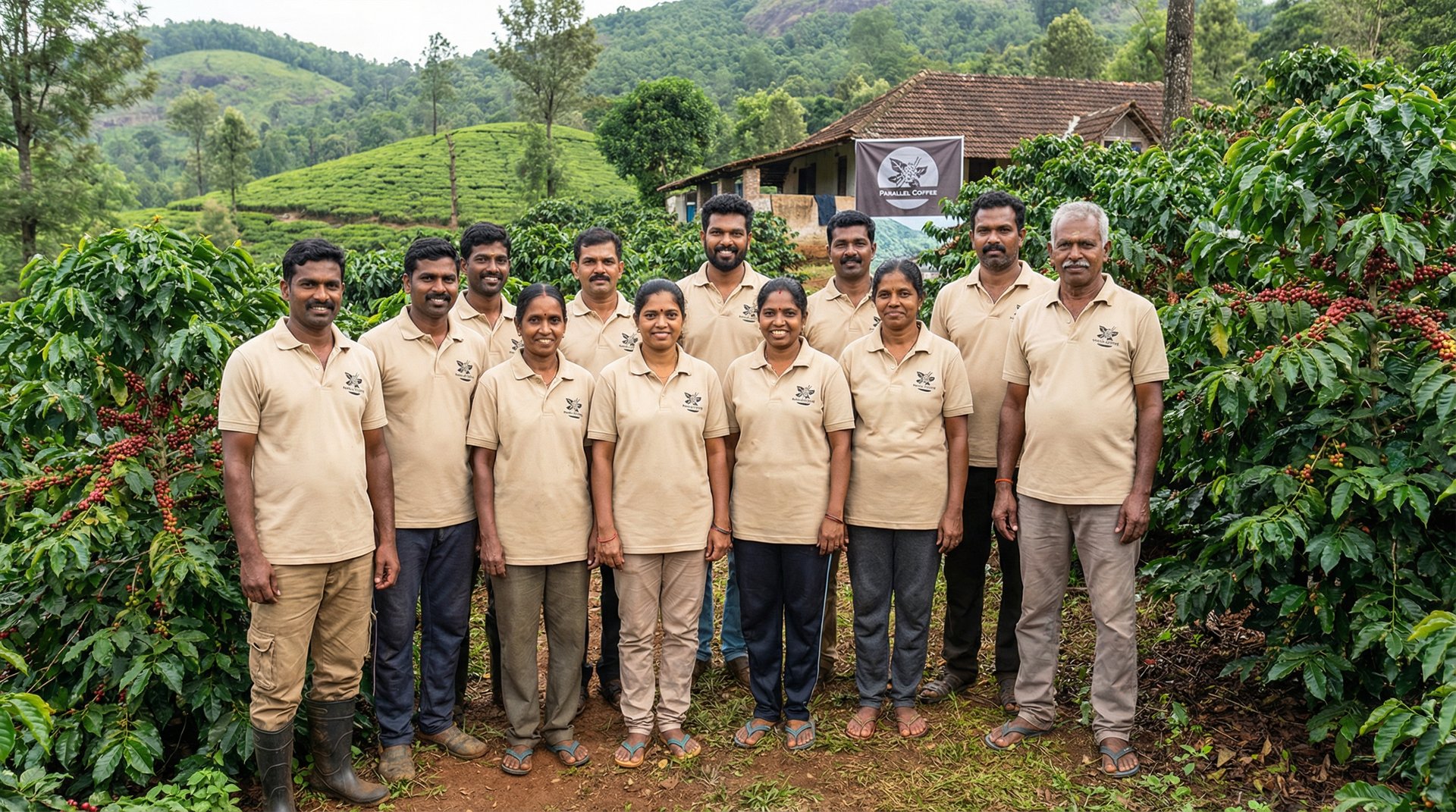 an abstract photo of a curved building with a blue sky in the background