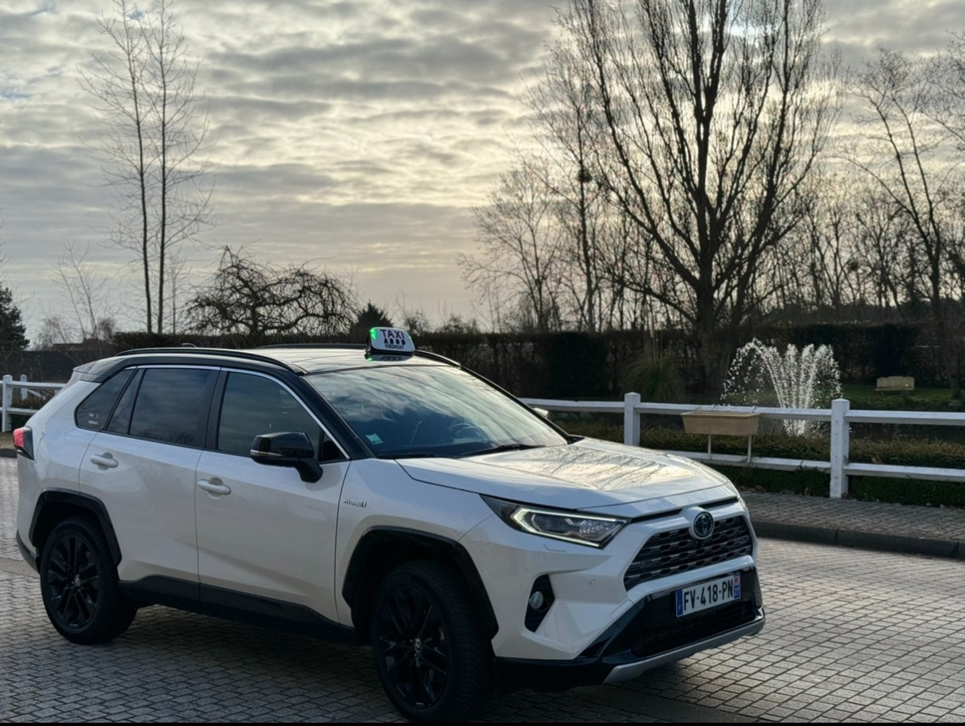 a red and white sign