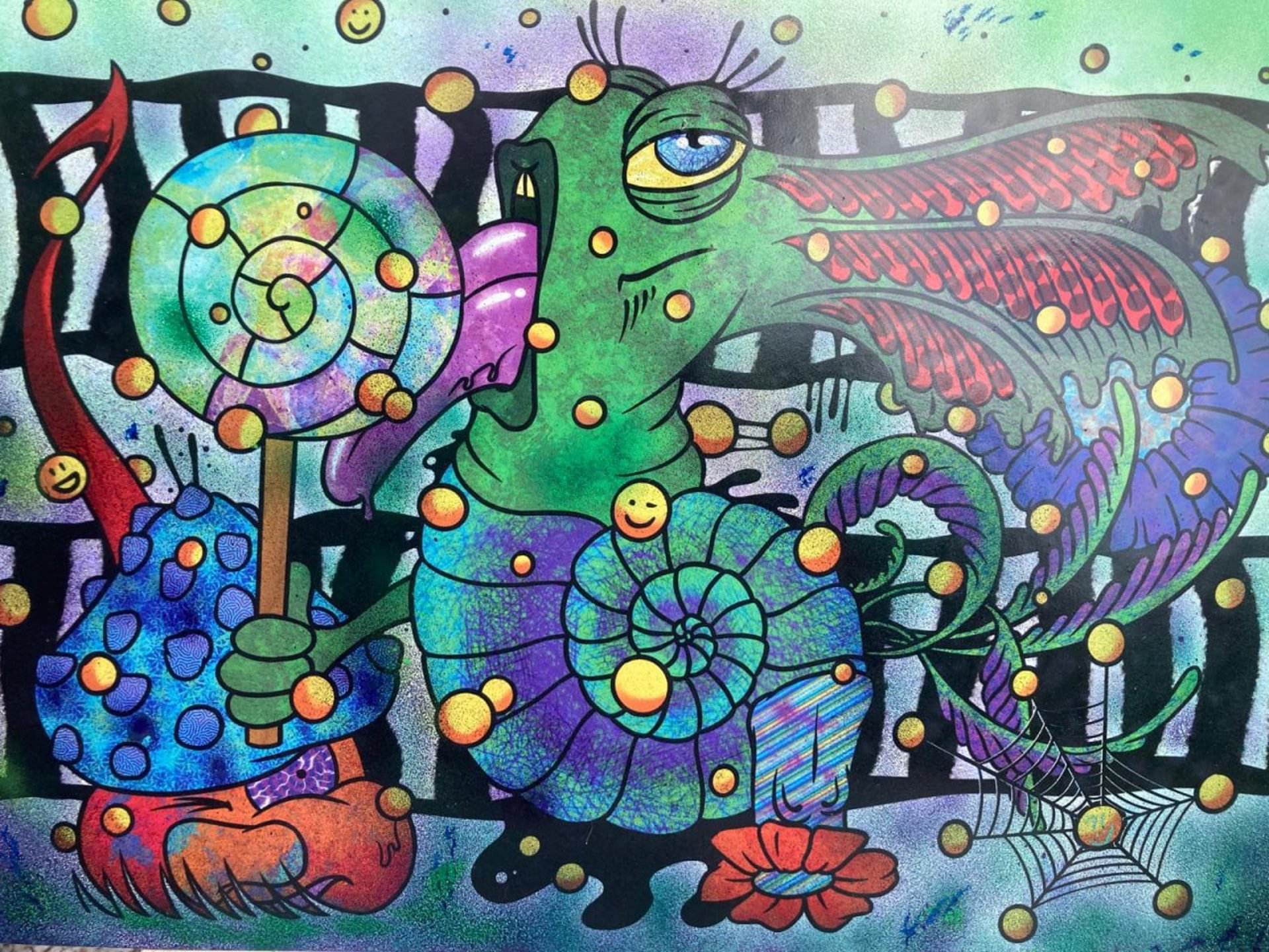 black blue and yellow textile