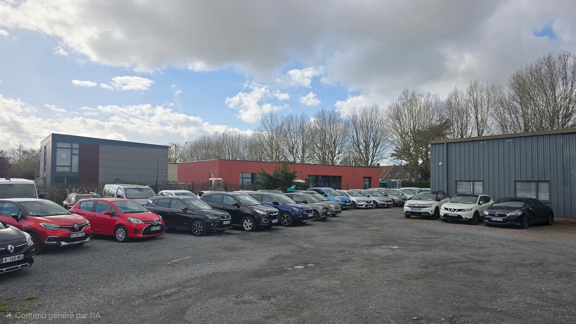 an abstract photo of a curved building with a blue sky in the background