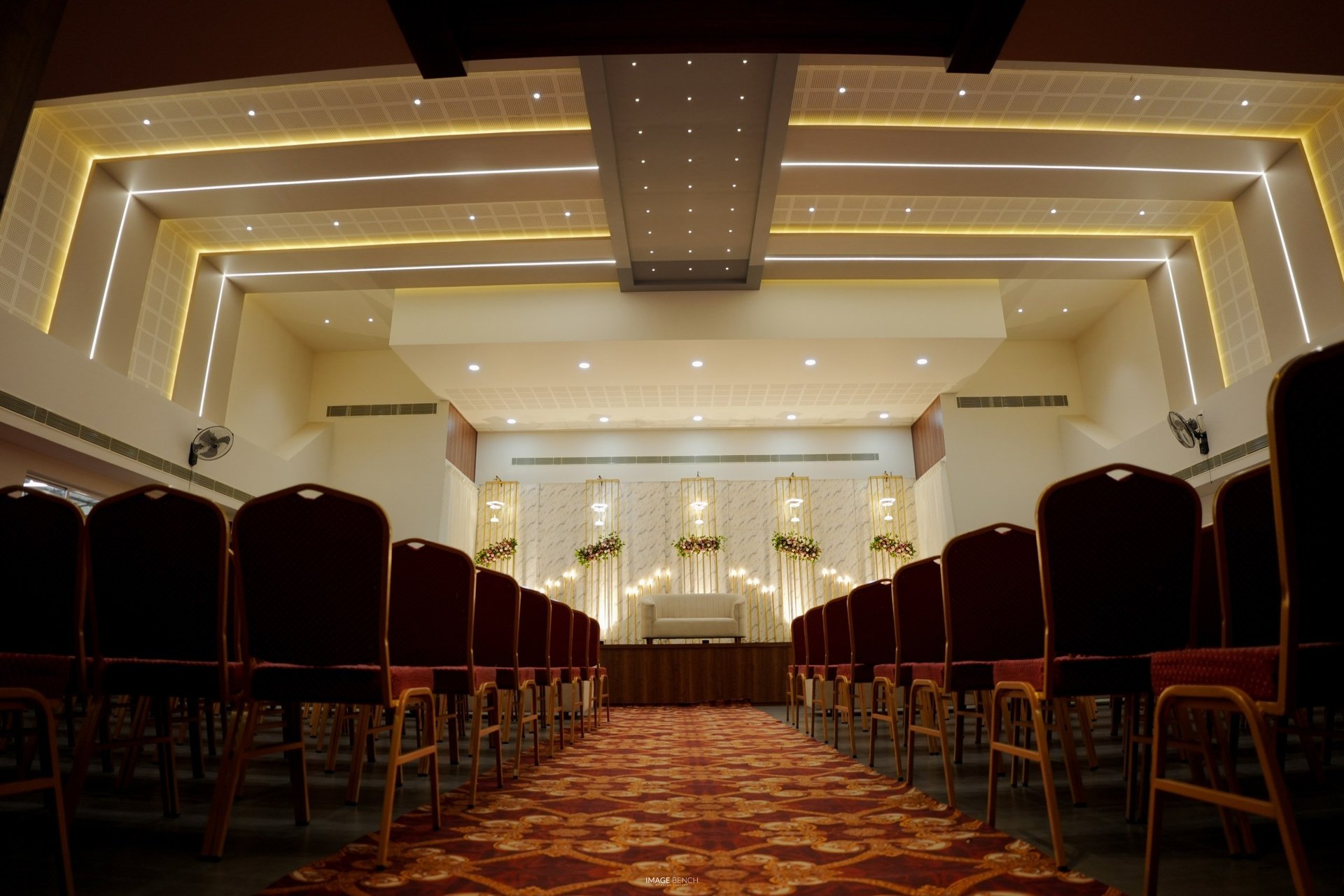 brown padded chair lot