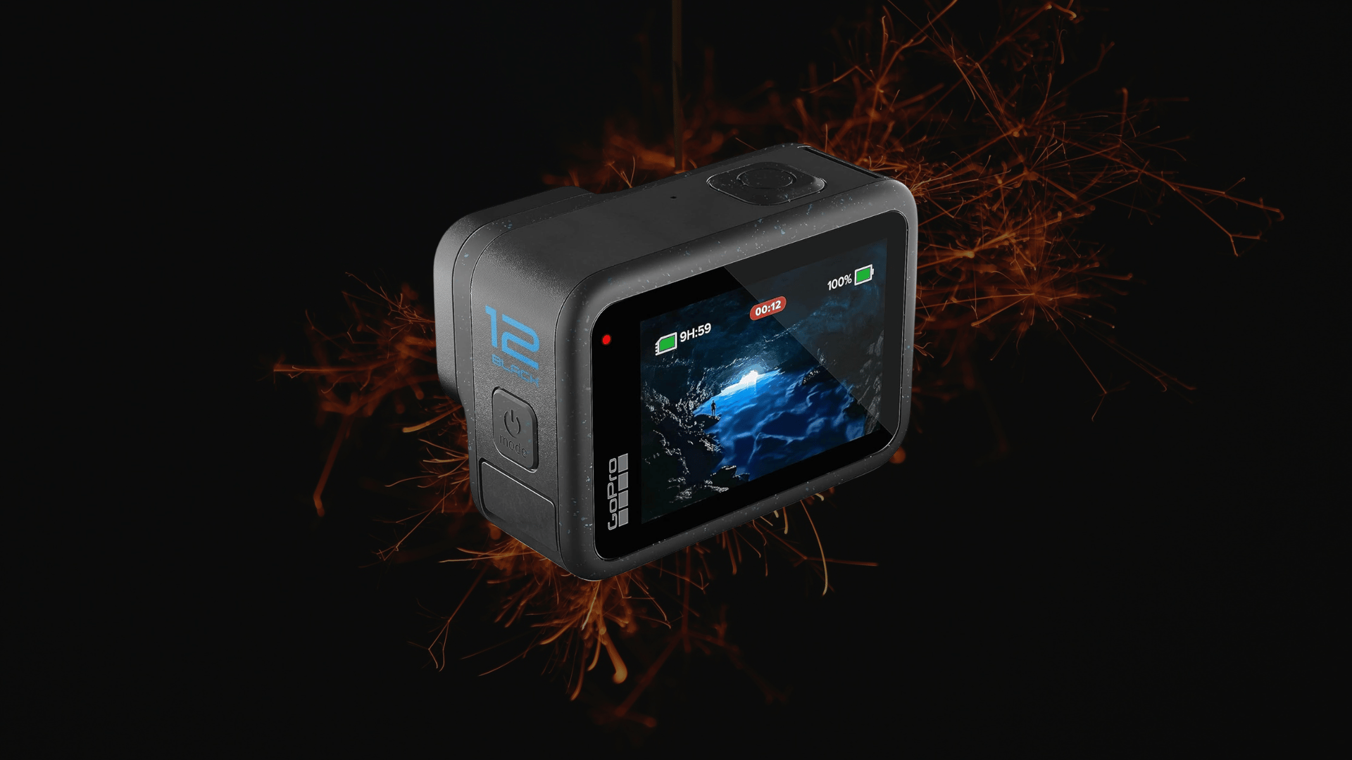 an abstract photo of a curved building with a blue sky in the background