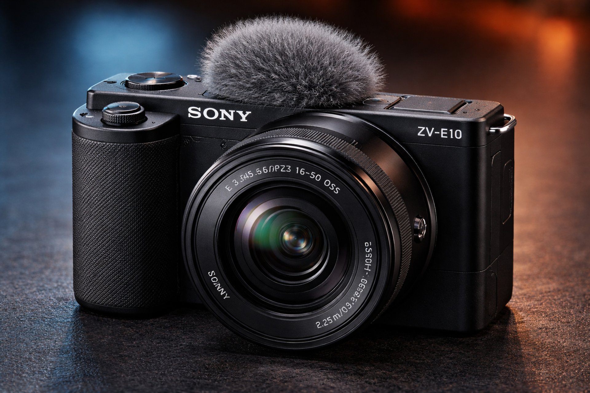 an abstract photo of a curved building with a blue sky in the background