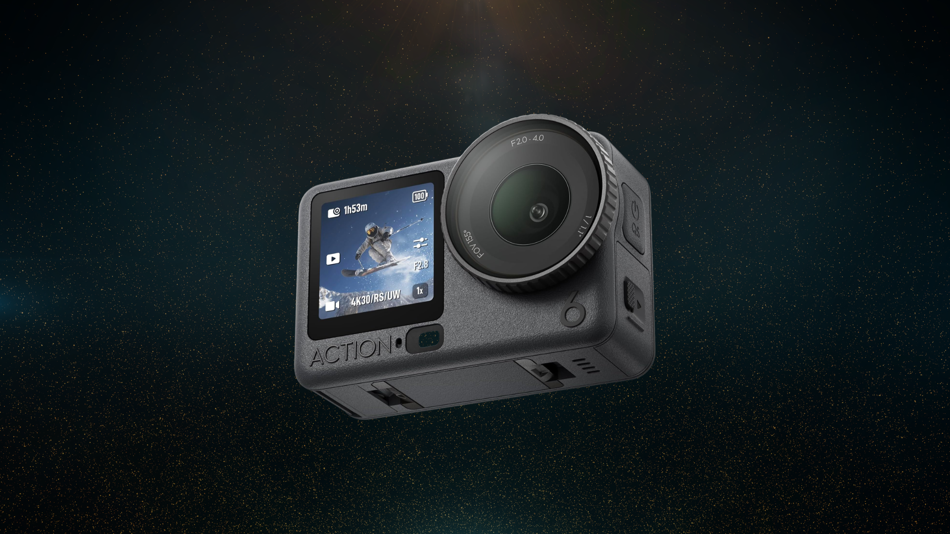 an abstract photo of a curved building with a blue sky in the background