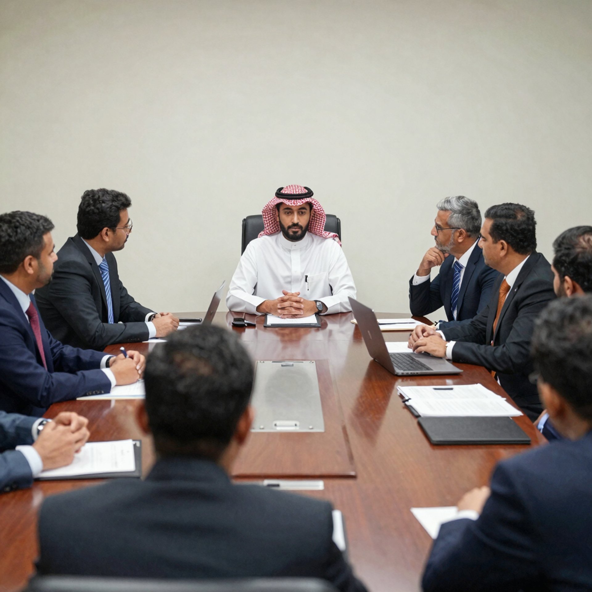 an abstract photo of a curved building with a blue sky in the background
