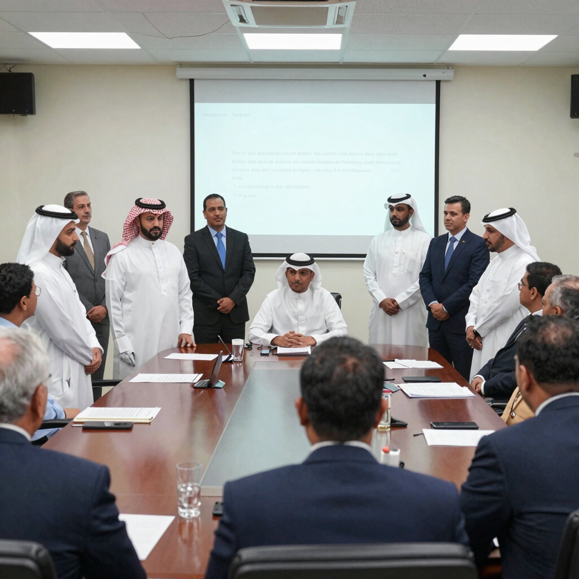 an abstract photo of a curved building with a blue sky in the background