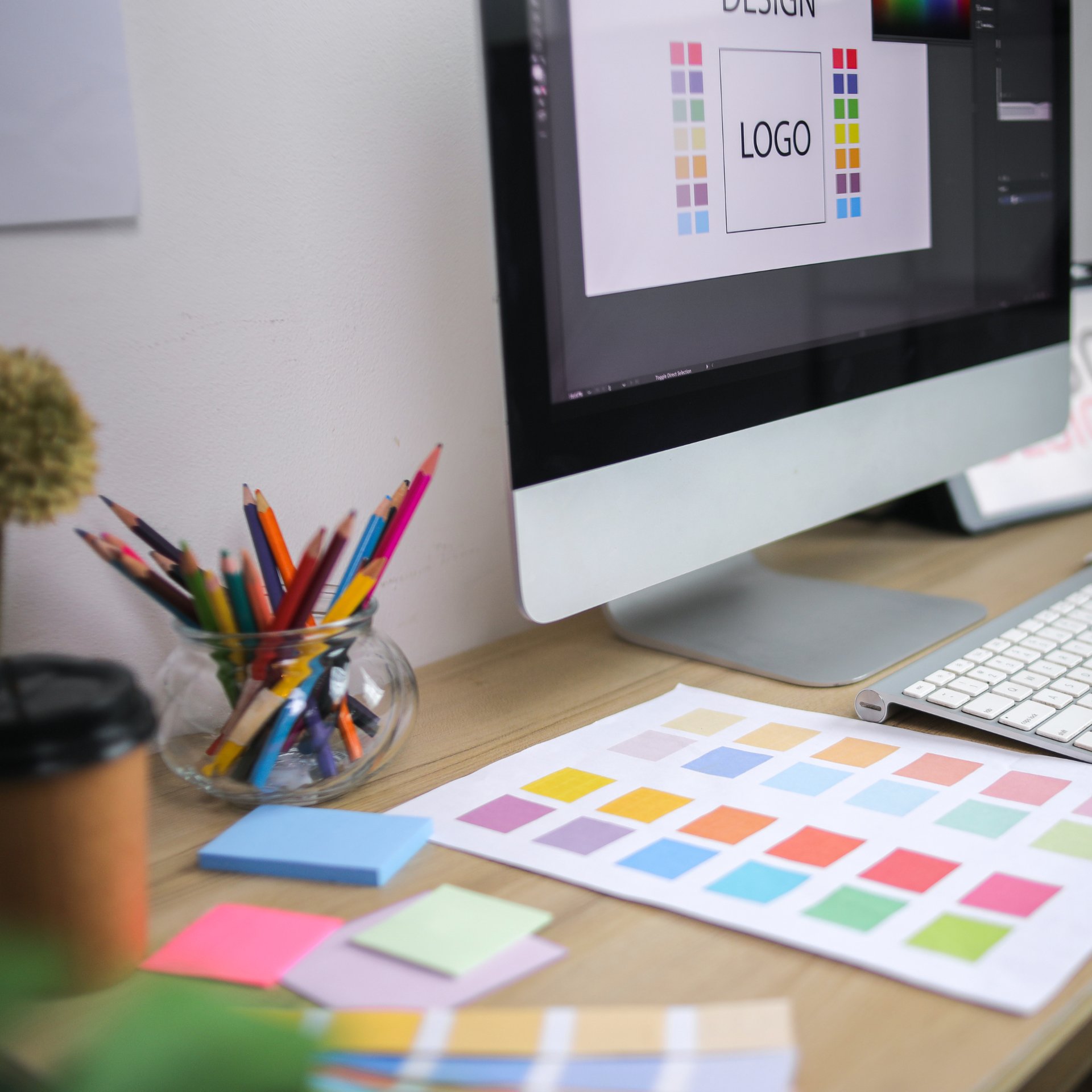 realisations graphiques logo identité visuelle clem color