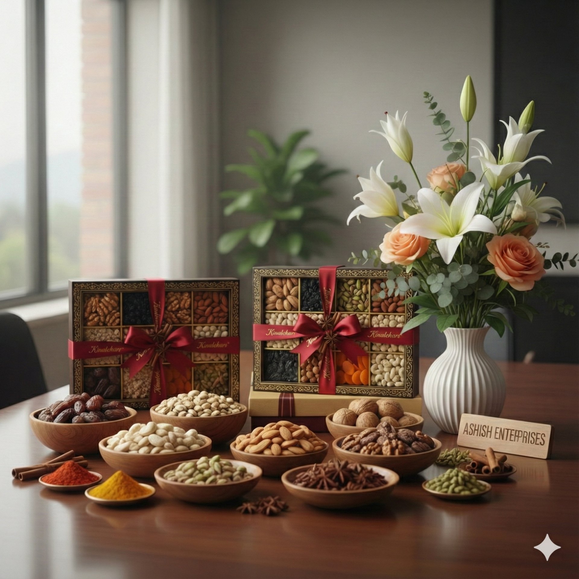 woman holding dried flower