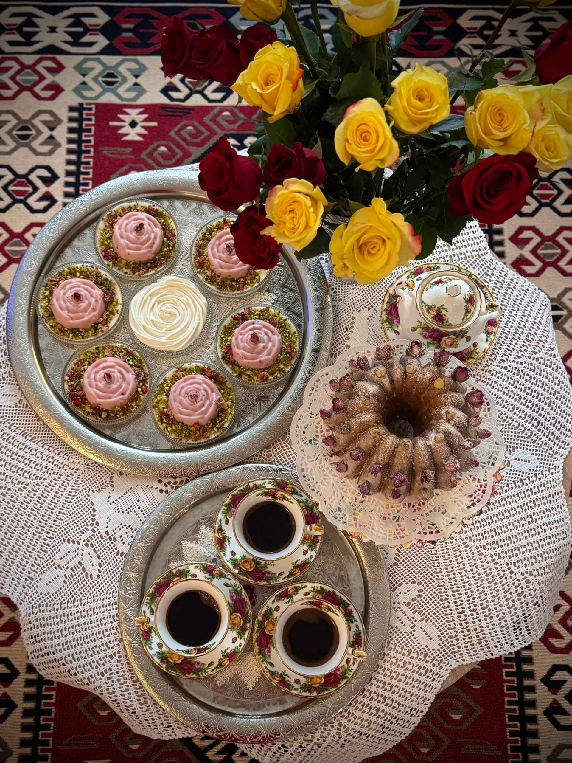 black blue and yellow textile