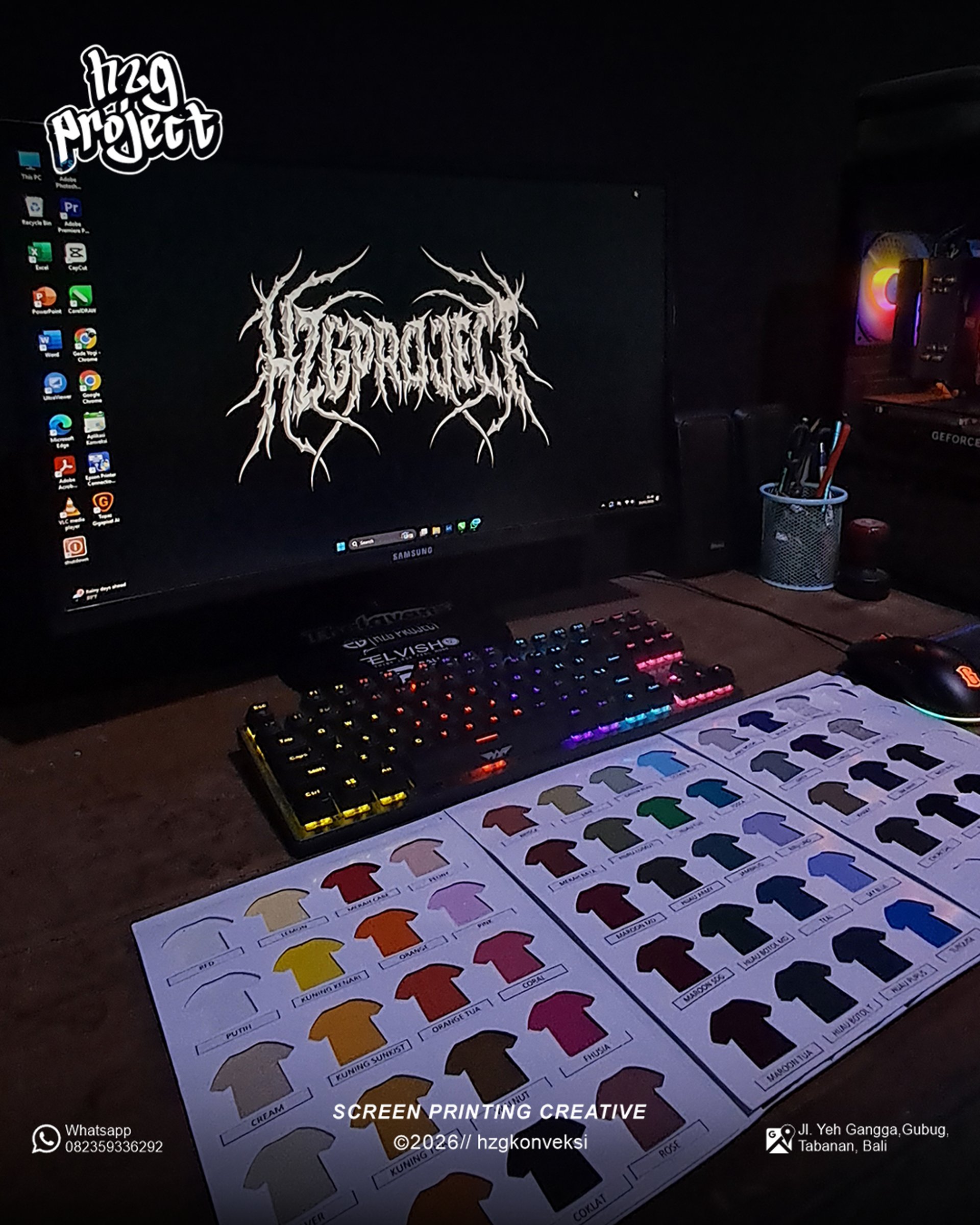 gray computer monitor