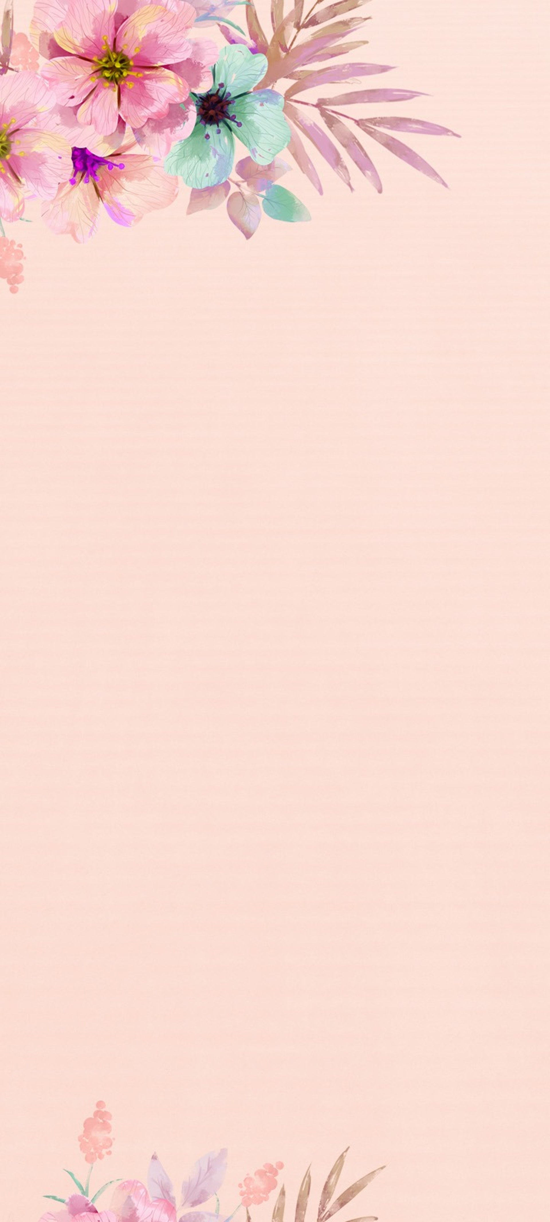 pink and orange paints