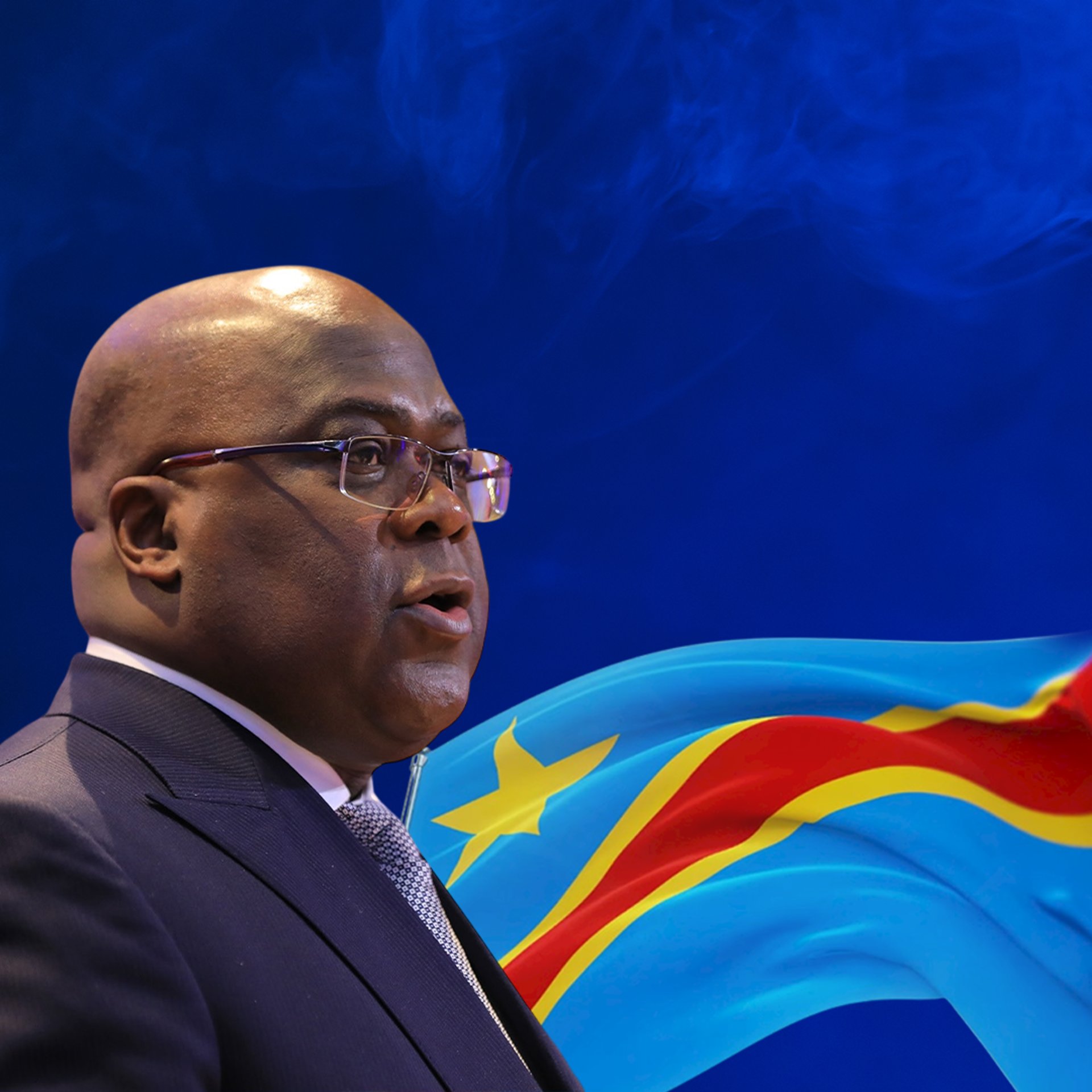 an abstract photo of a curved building with a blue sky in the background